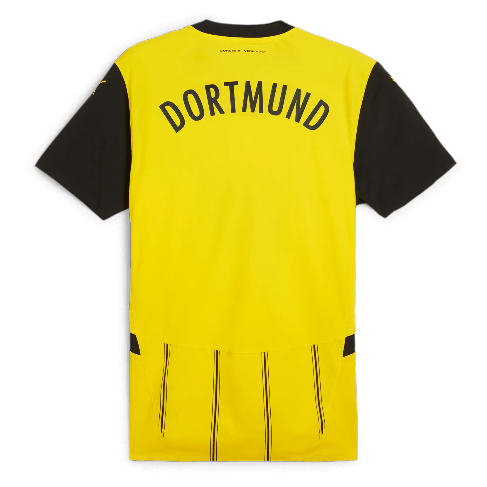 Puma 2024-25 Borussia Dortmund Men's Authentic Home Jersey (Back)