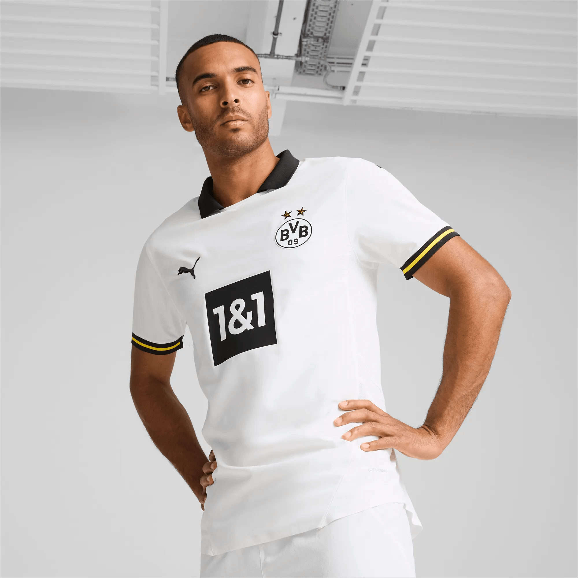 Puma 2024-25 Borussia Dortmund Men's Authentic Third Jersey (Model - Front)