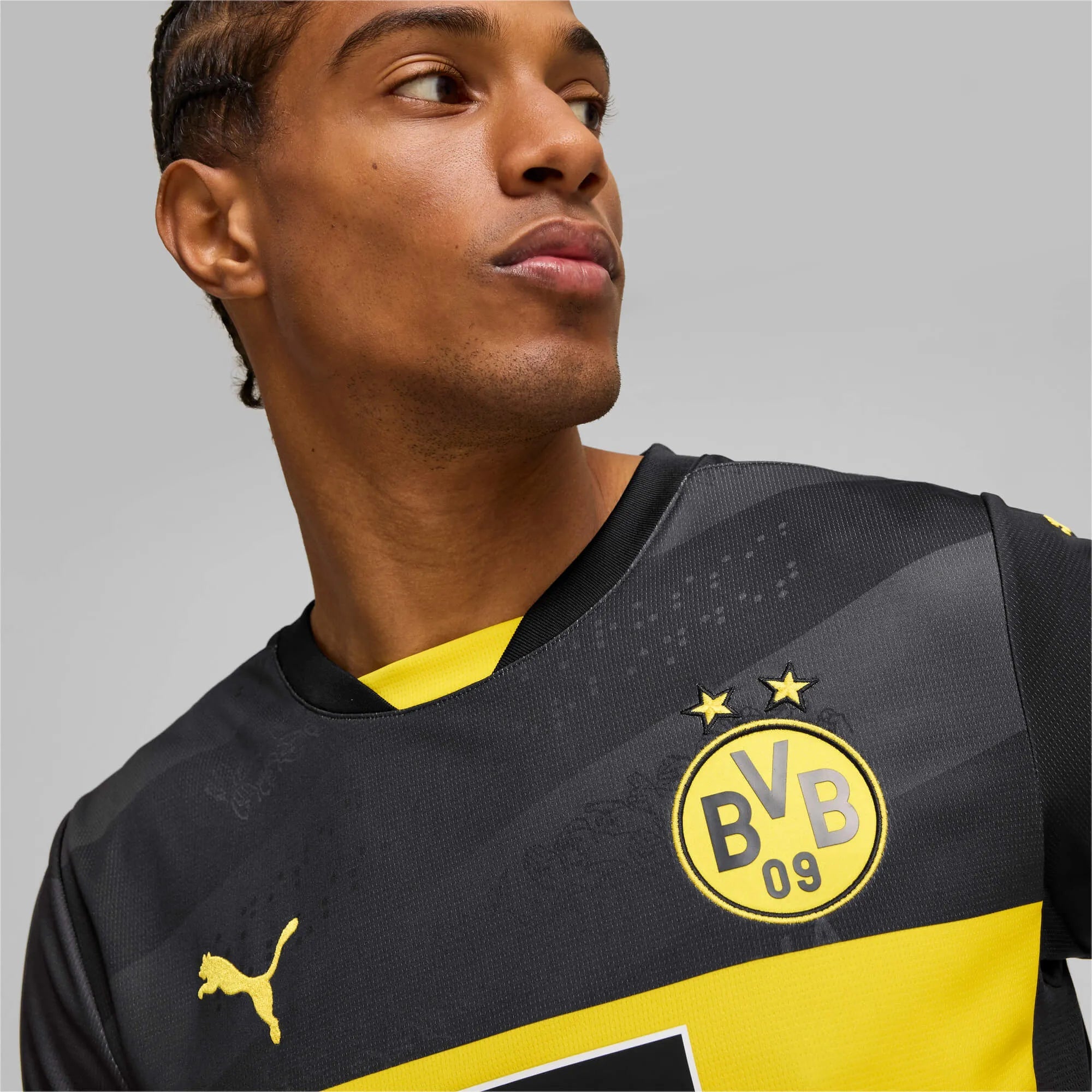 Puma 2024-25 Borussia Dortmund Men's Stadium Away Jersey