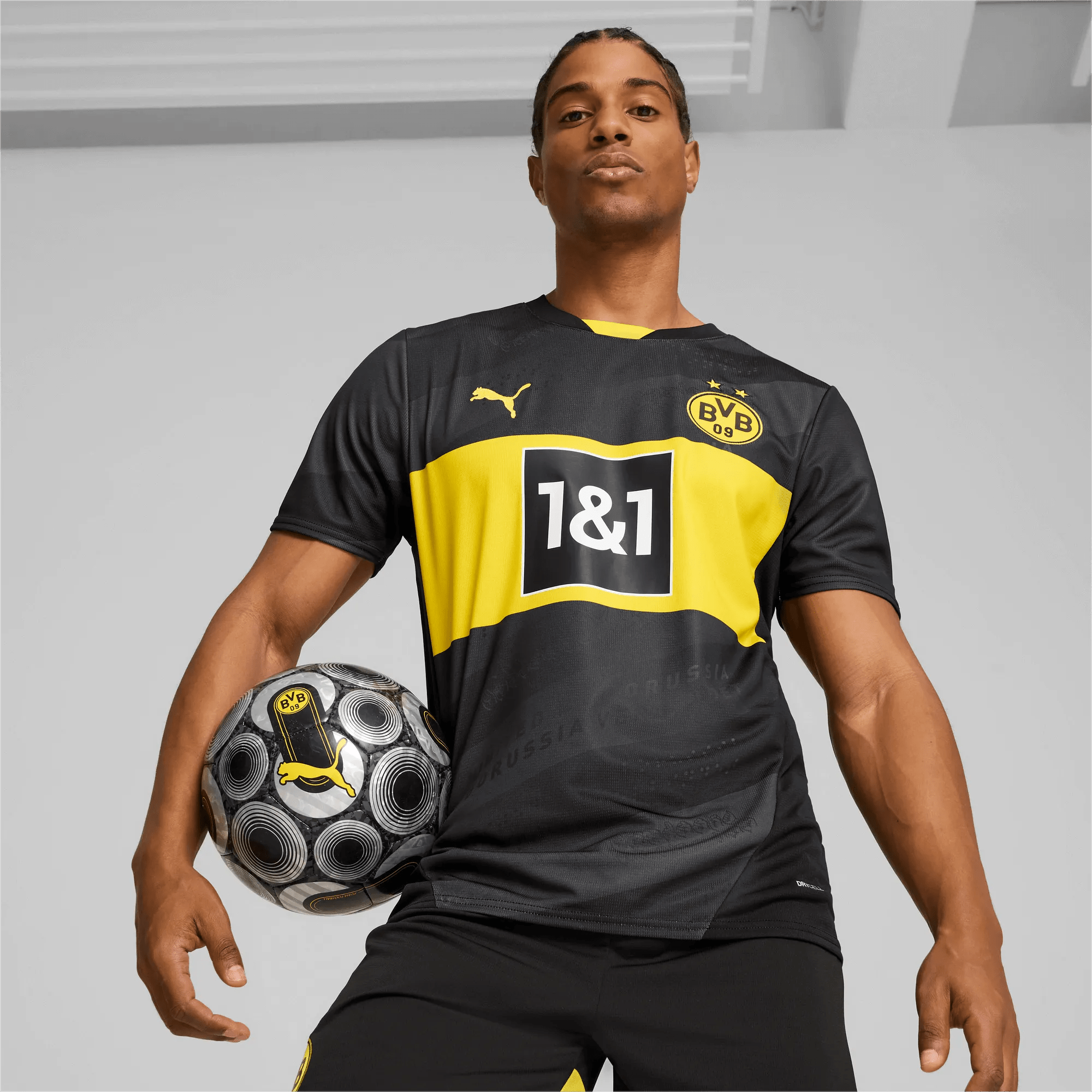 Puma 2024-25 Borussia Dortmund Men's Stadium Away Jersey