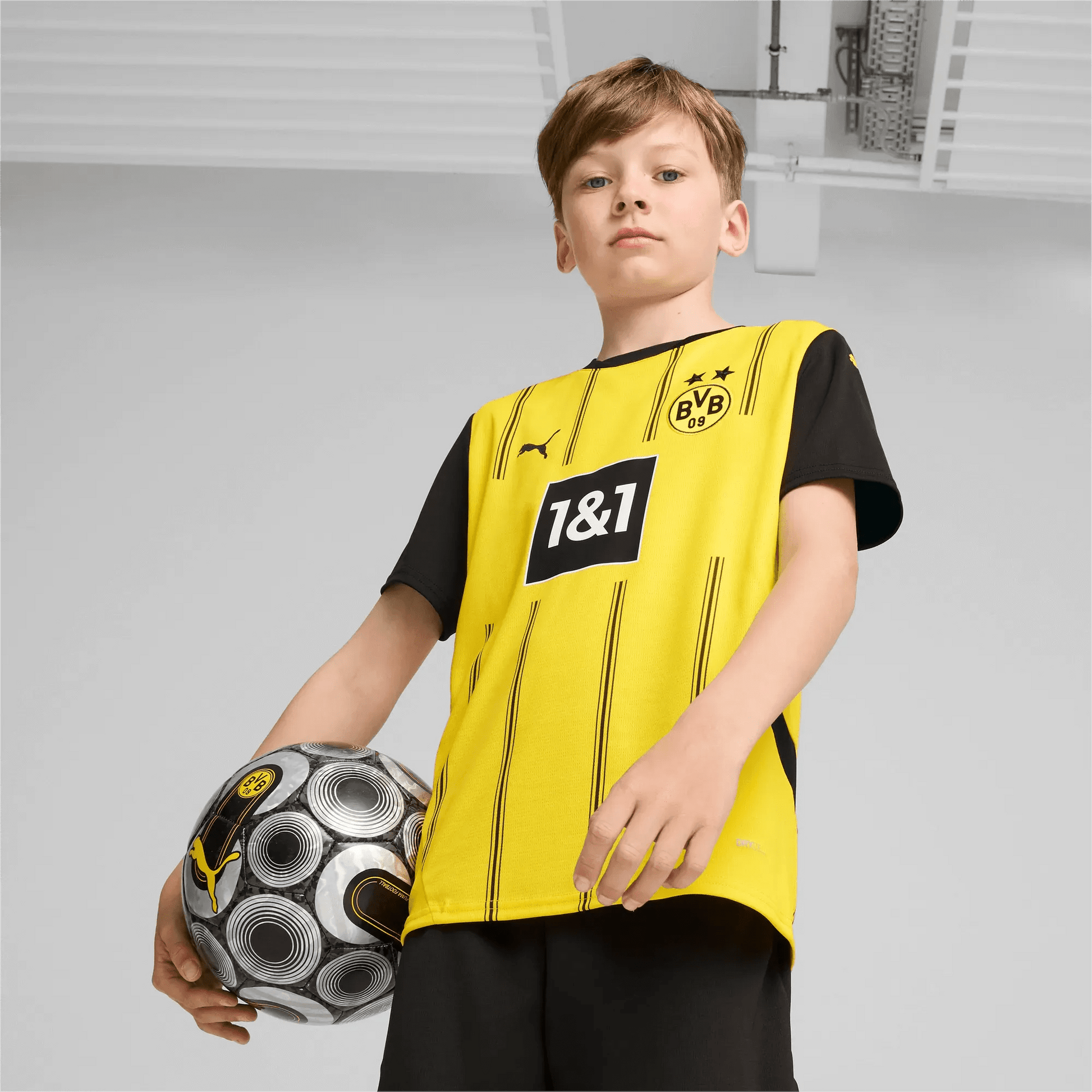 Puma 2024-25 Borussia Dortmund Youth Stadium Home Jersey