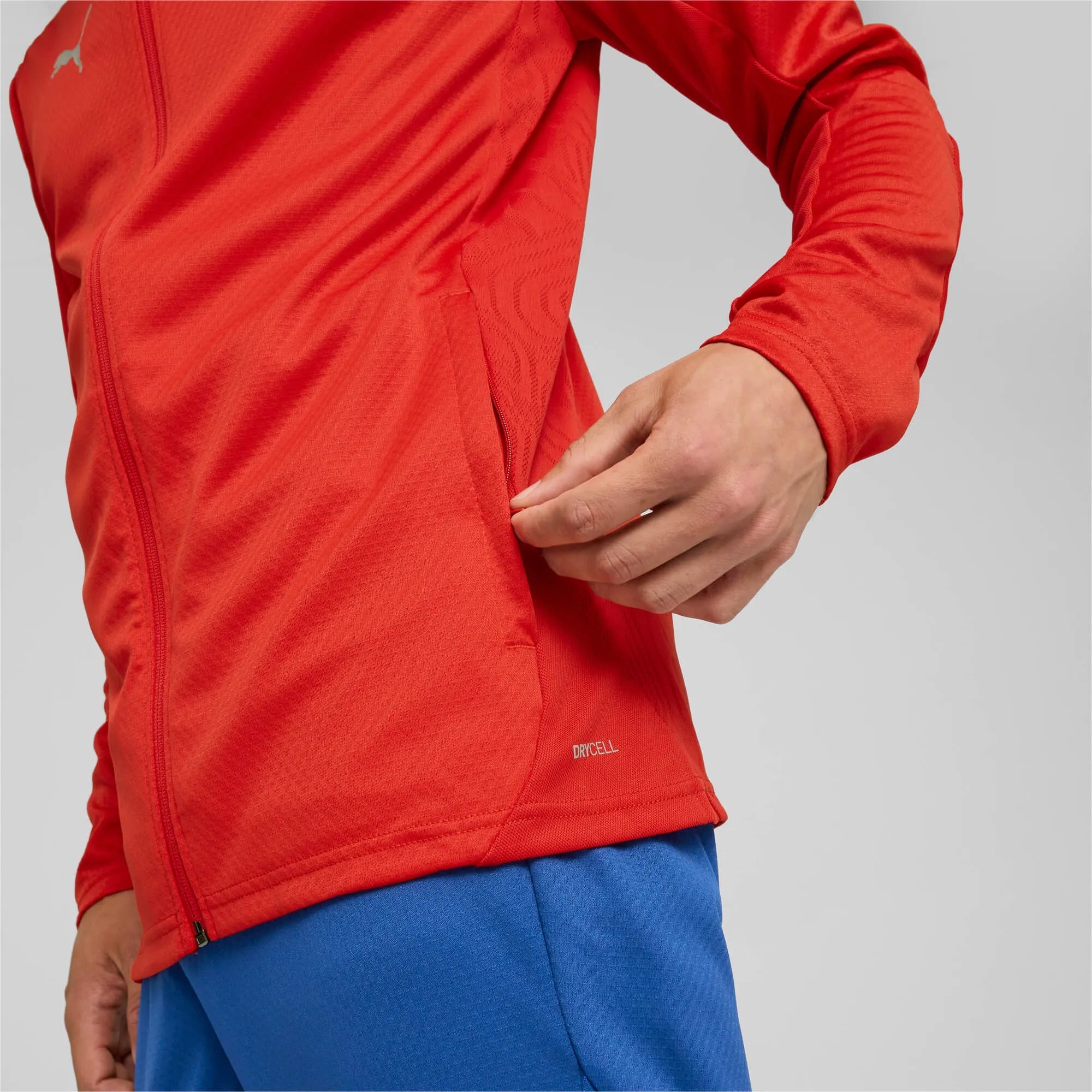 Puma 2024-25 Chivas Men's Training Jacket Puma Red-Puma Silver (Detail 2)