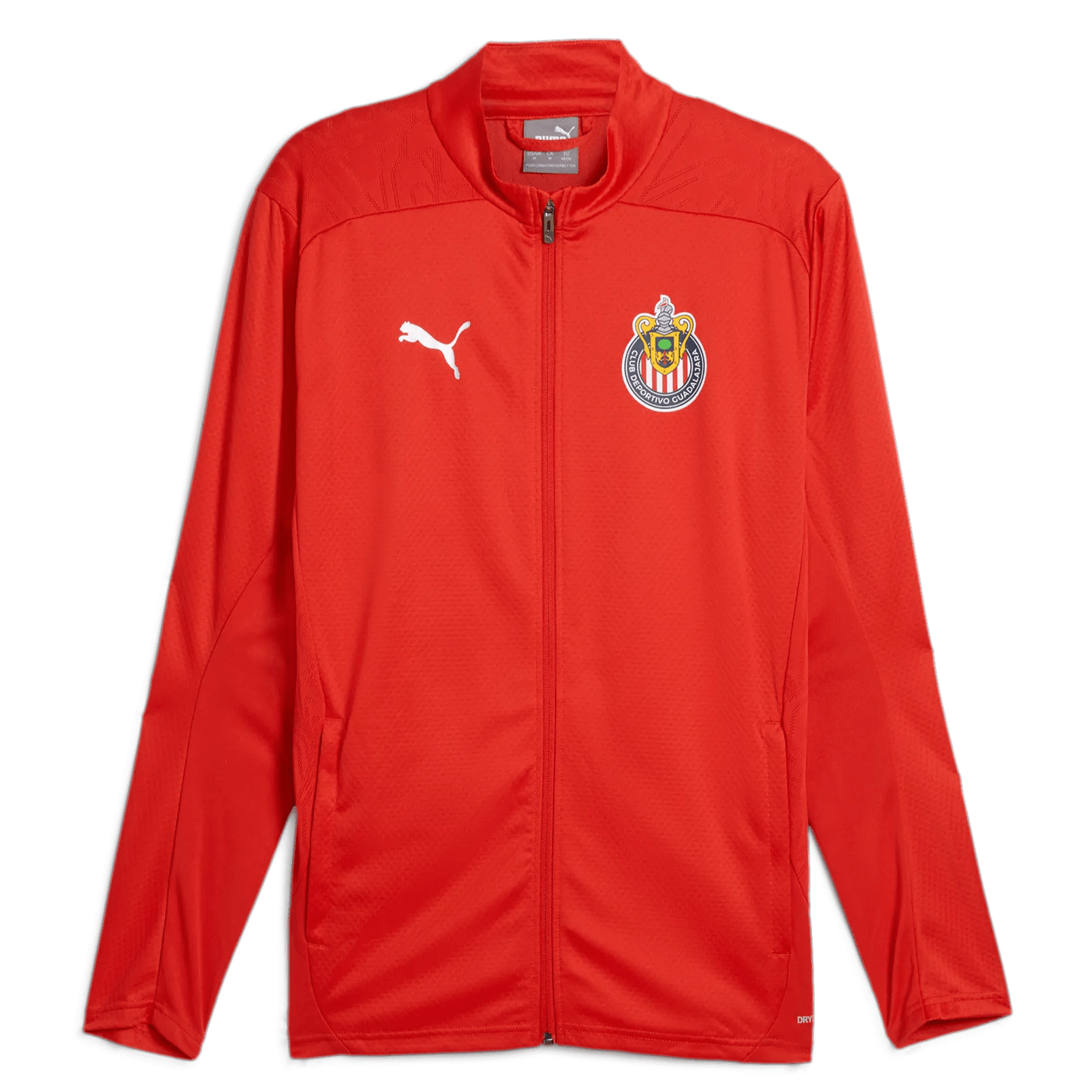Puma 2024-25 Chivas Men's Training Jacket Puma Red-Puma Silver (Front)