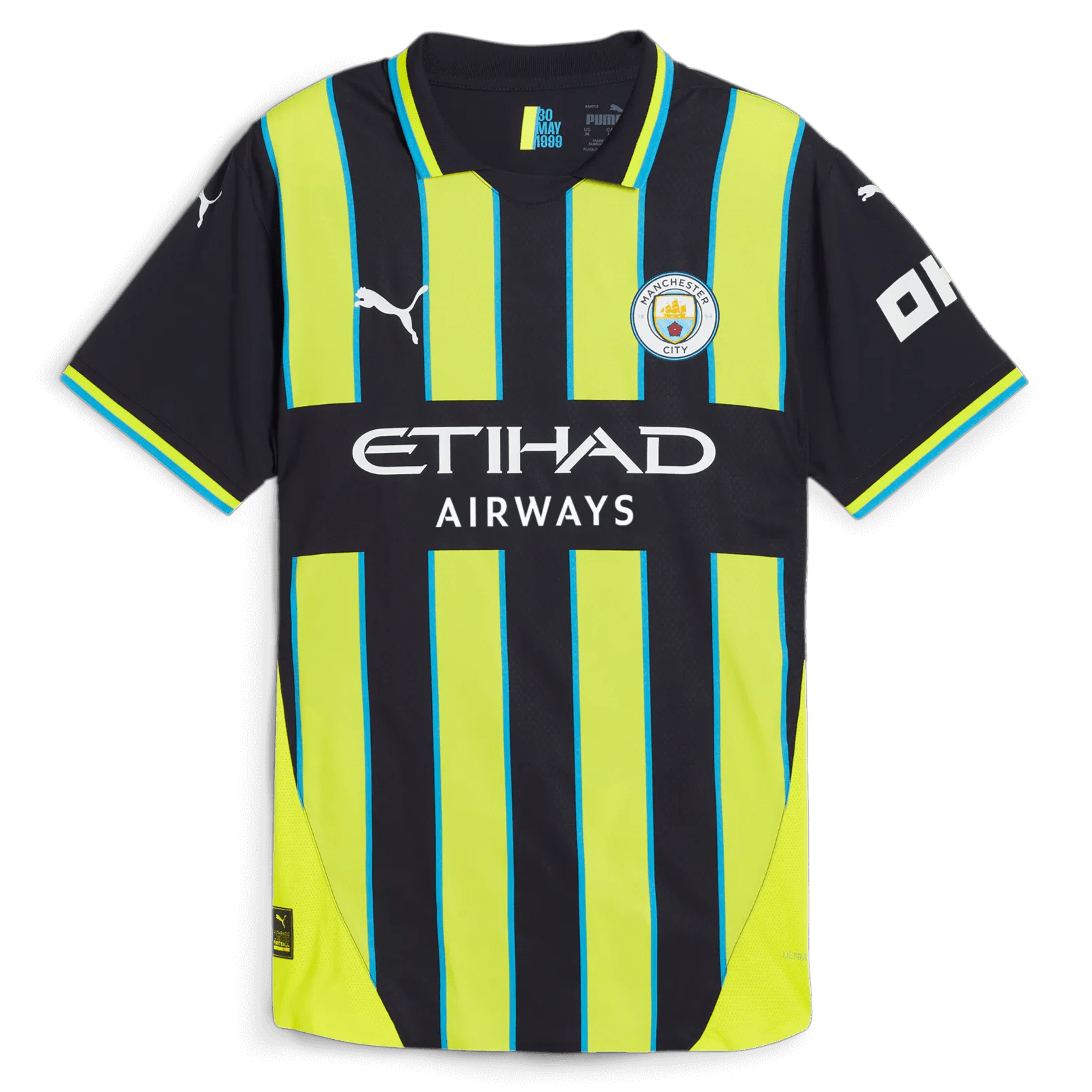 Puma 2024-25 Manchester City Men's Authentic Away Jersey (Front)
