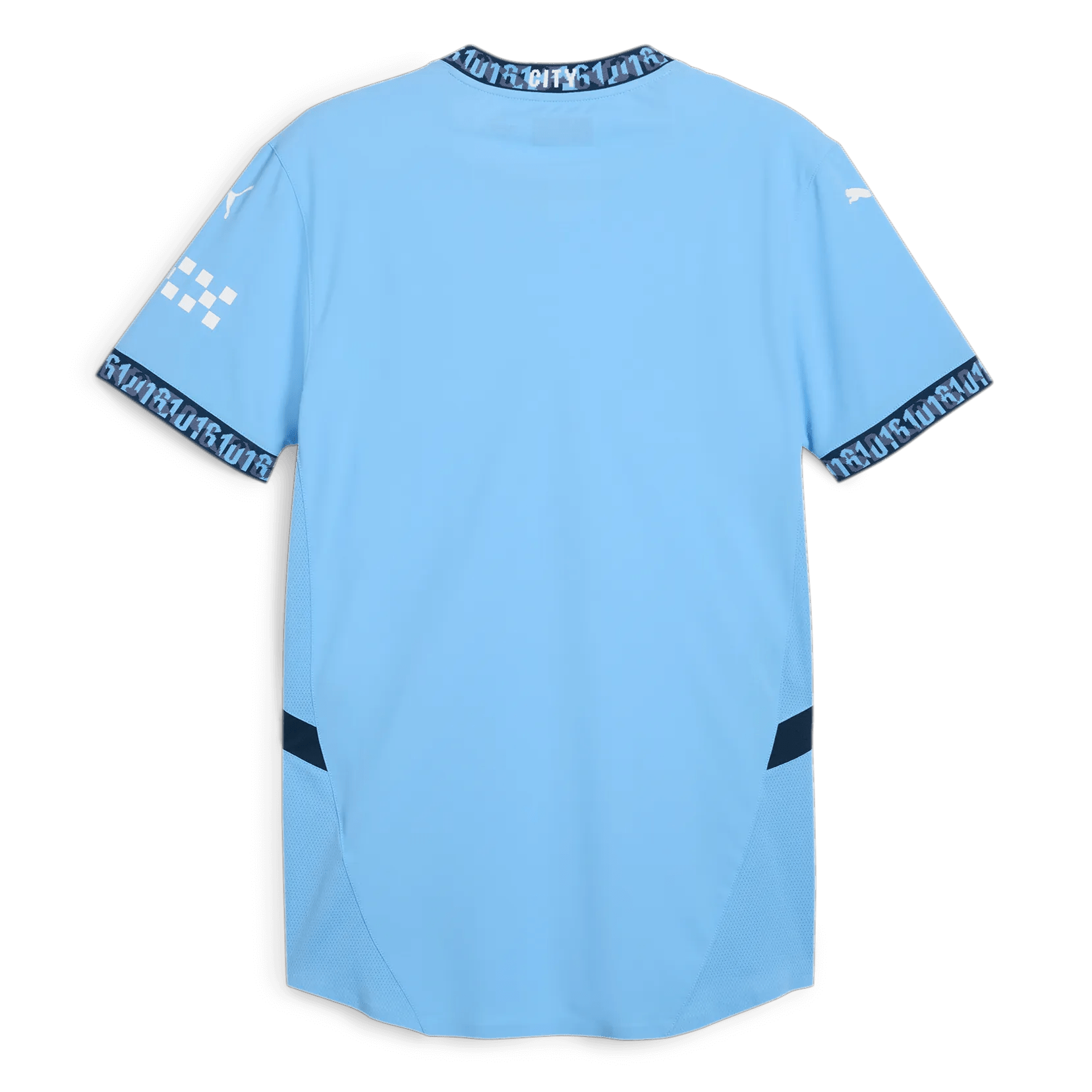 Puma 2024-25 Manchester City Home Authentic Home Jersey (Back)