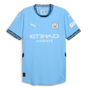 Puma 2024-25 Manchester City Home Authentic Home Jersey (Front)
