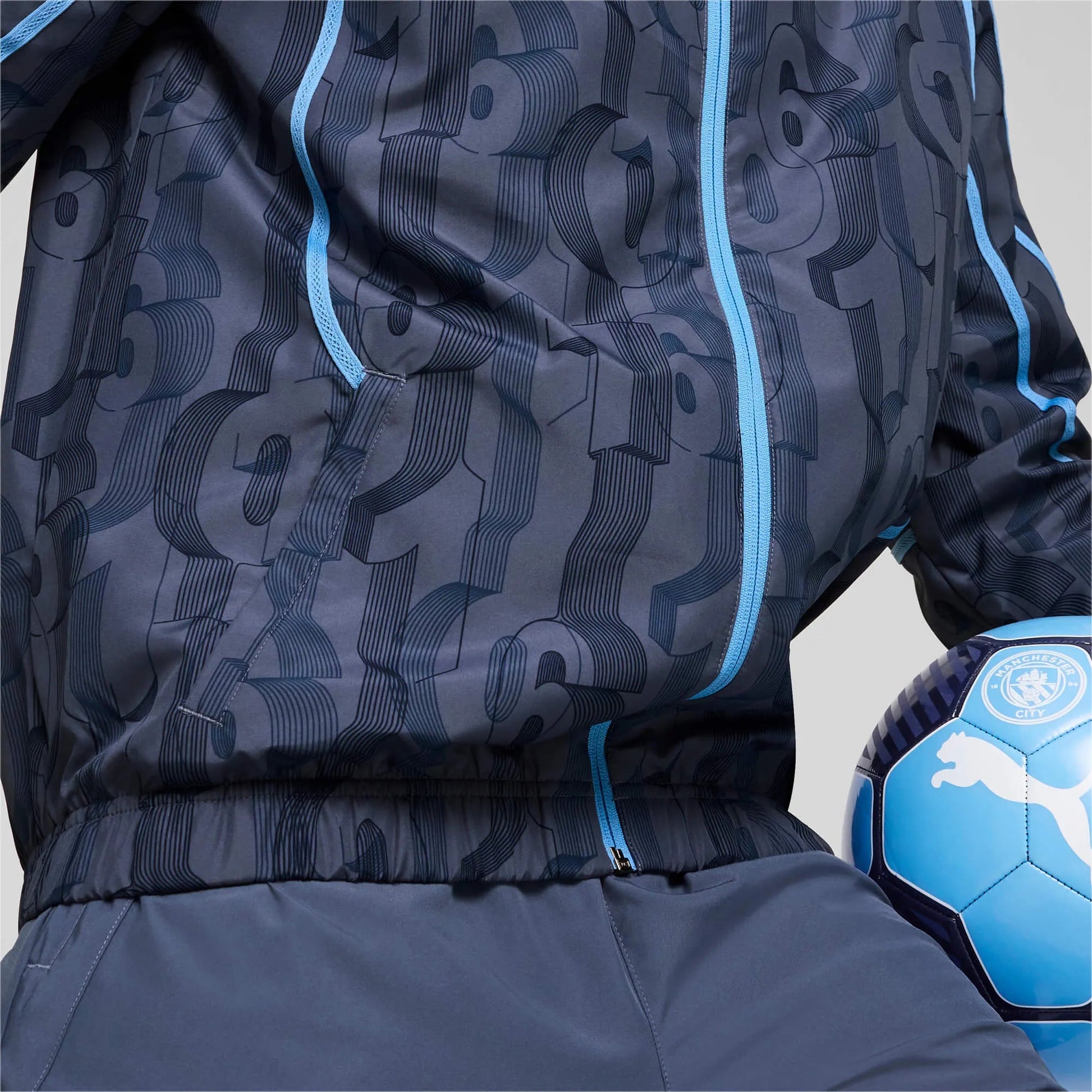 Puma 2024-25 Manchester City Men's Pre-Match Woven Jacket