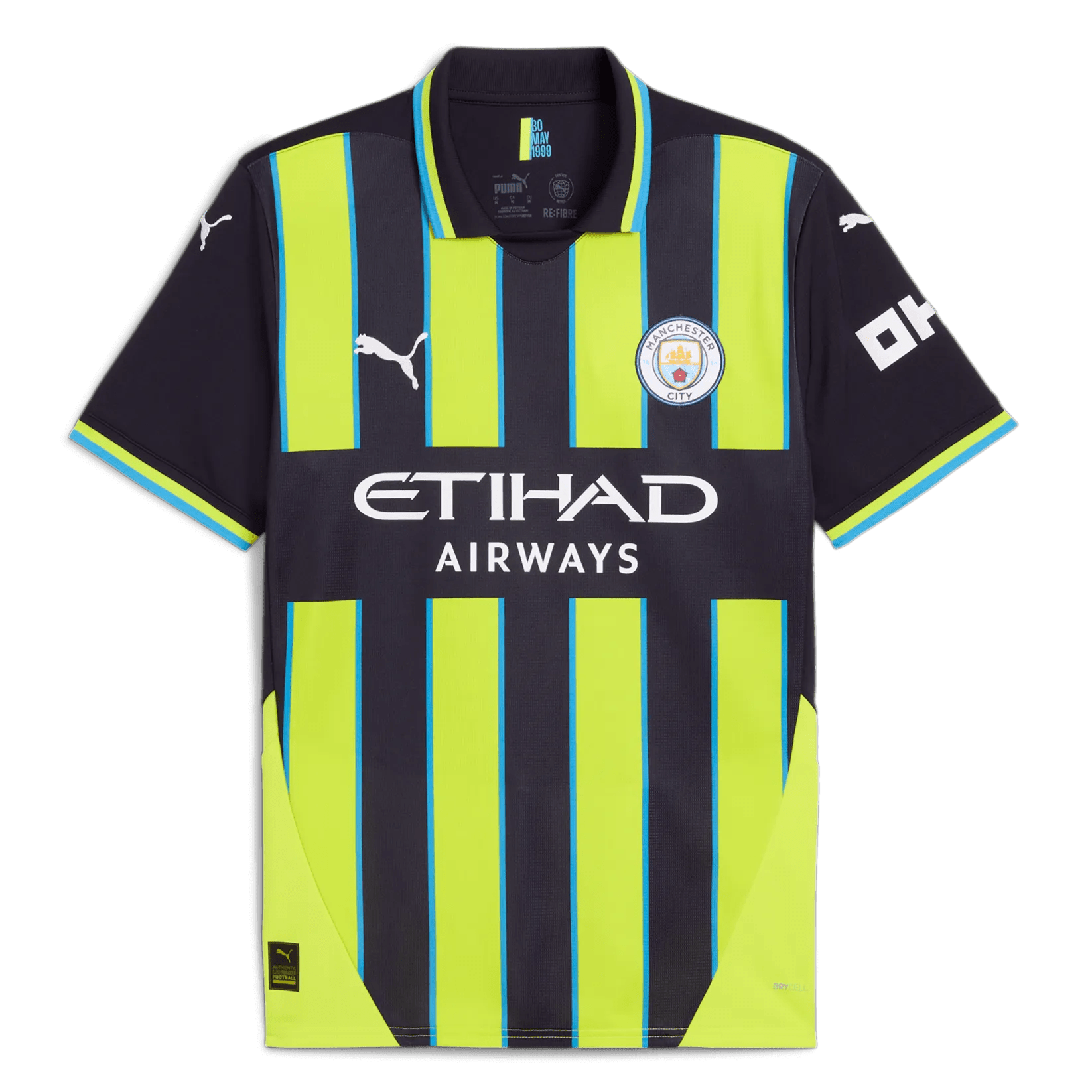 Puma 2024-25 Manchester City Men's Stadium Away Jersey (Front)
