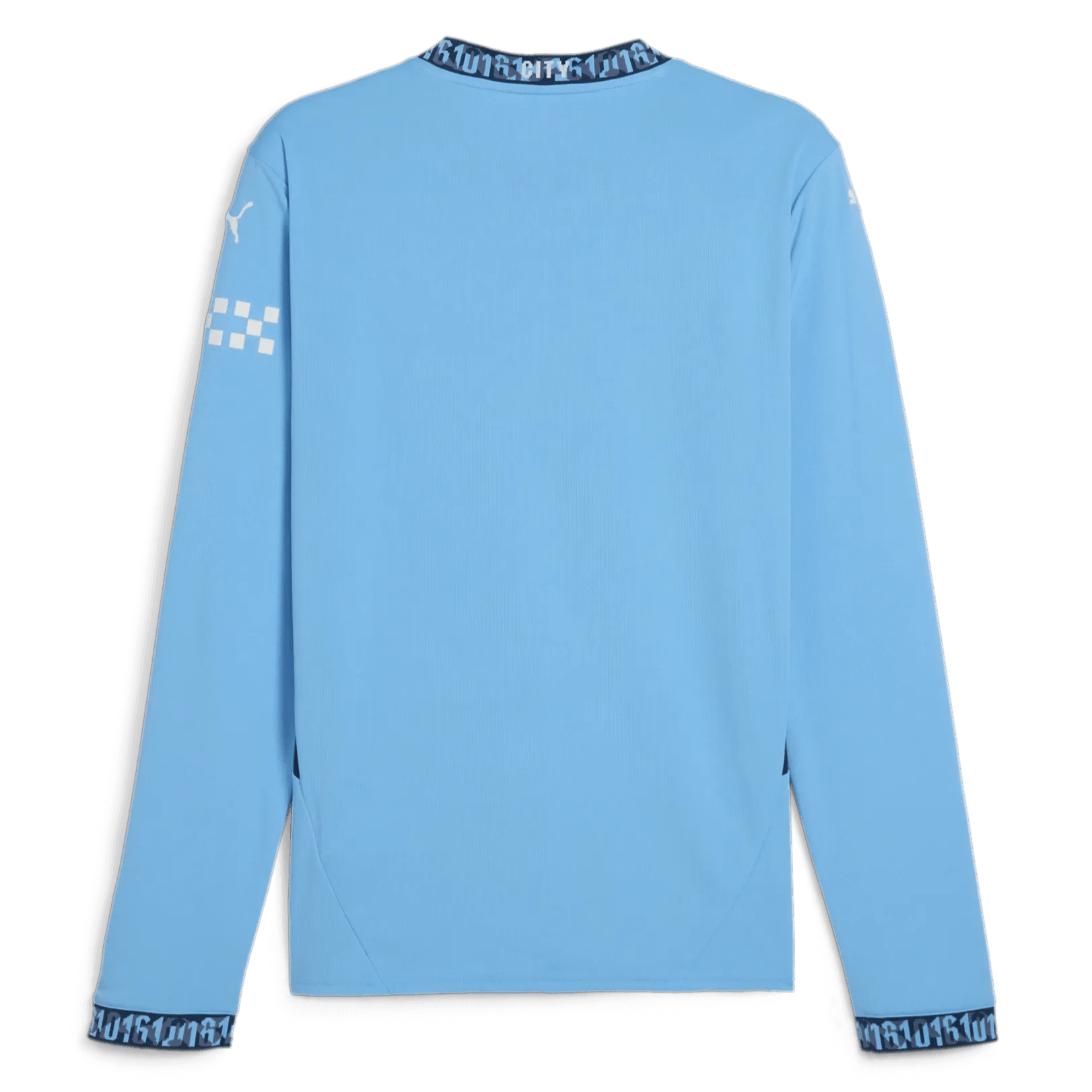 Puma 2024-25 Manchester City Men's Stadium Home Long-Sleeve Jersey