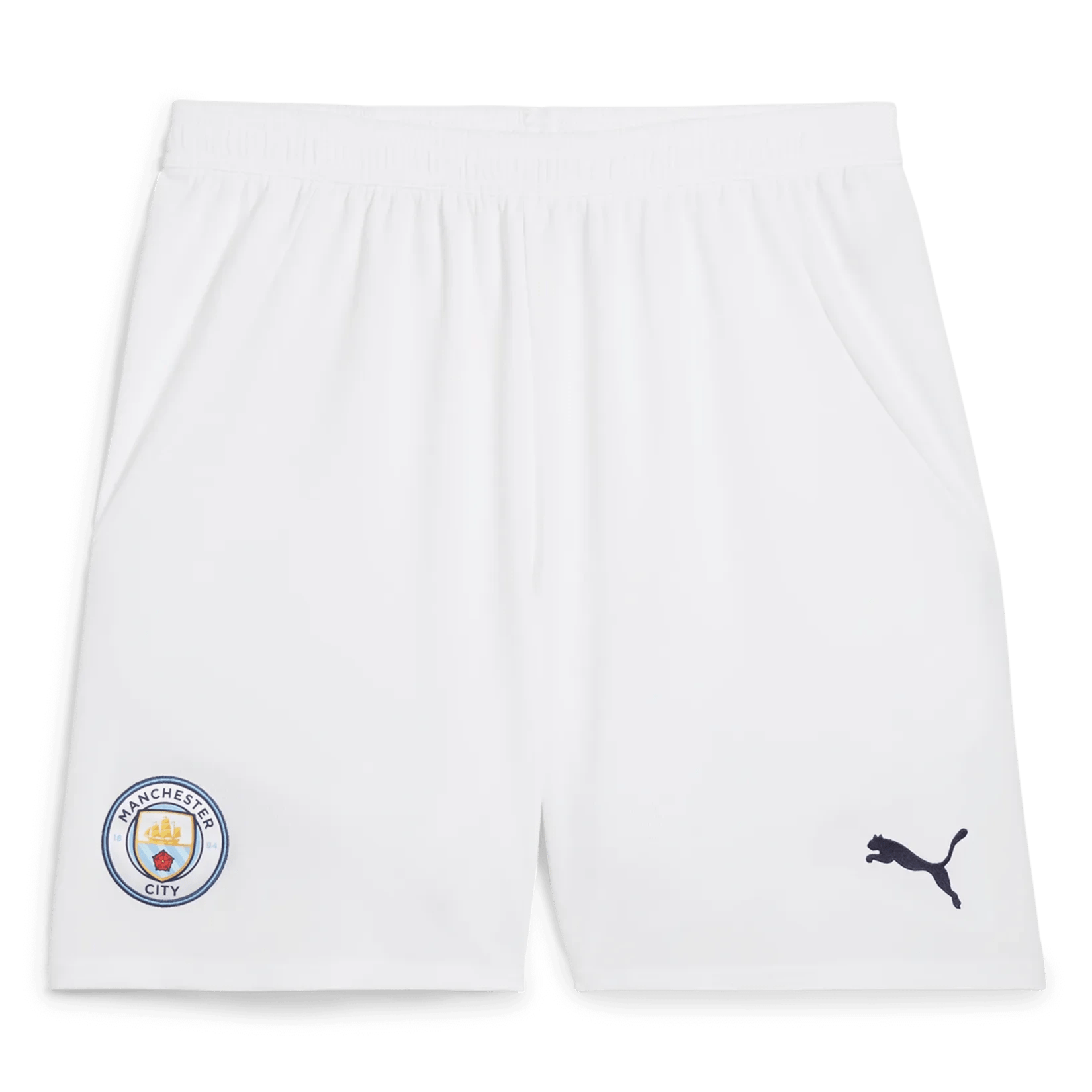 Puma 2024-25 Manchester City Men's Stadium Home Shorts (Front)