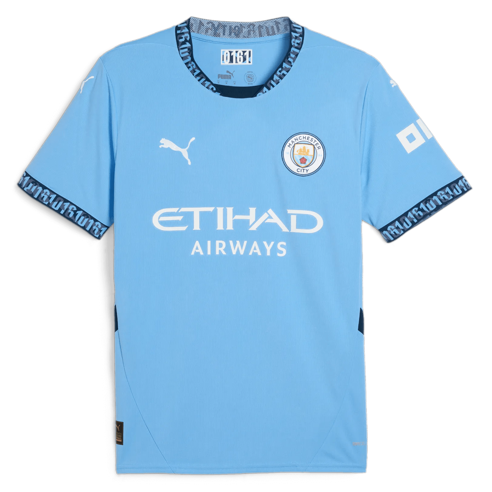 Puma 2024-25 Manchester City Men's Stadium Jersey (Front)