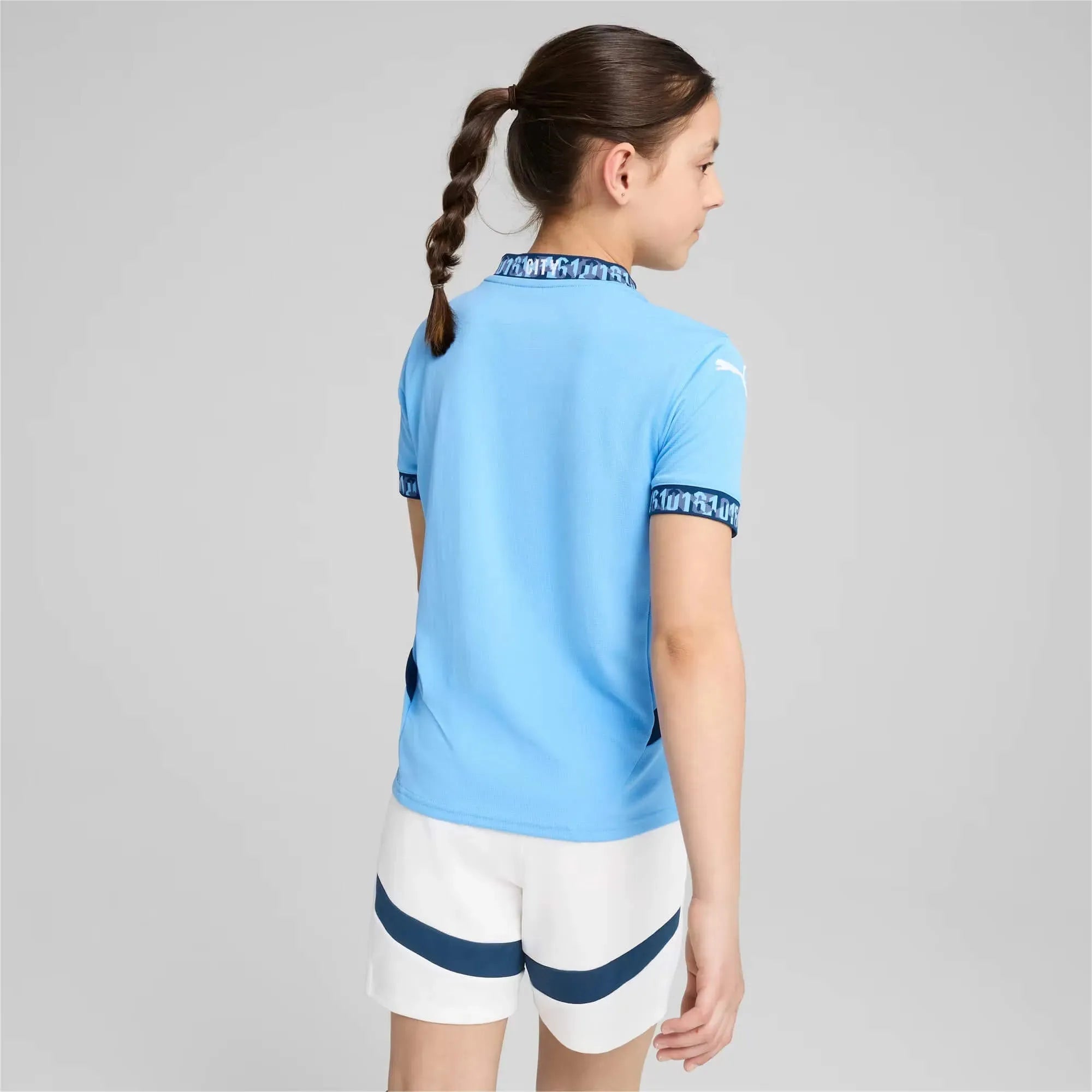 Puma 2024-25 Manchester City Youth Stadium Home Jersey