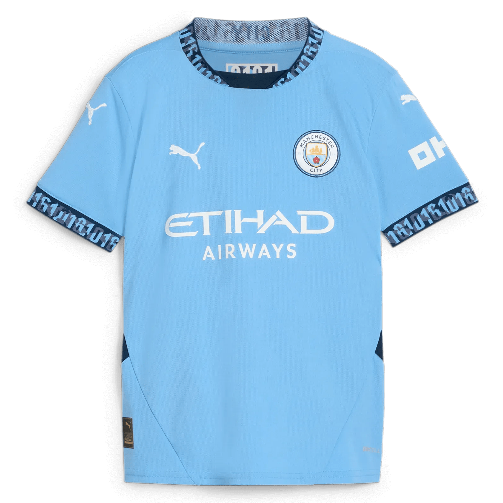 Puma 2024-25 Manchester City Youth Stadium Home Jersey
