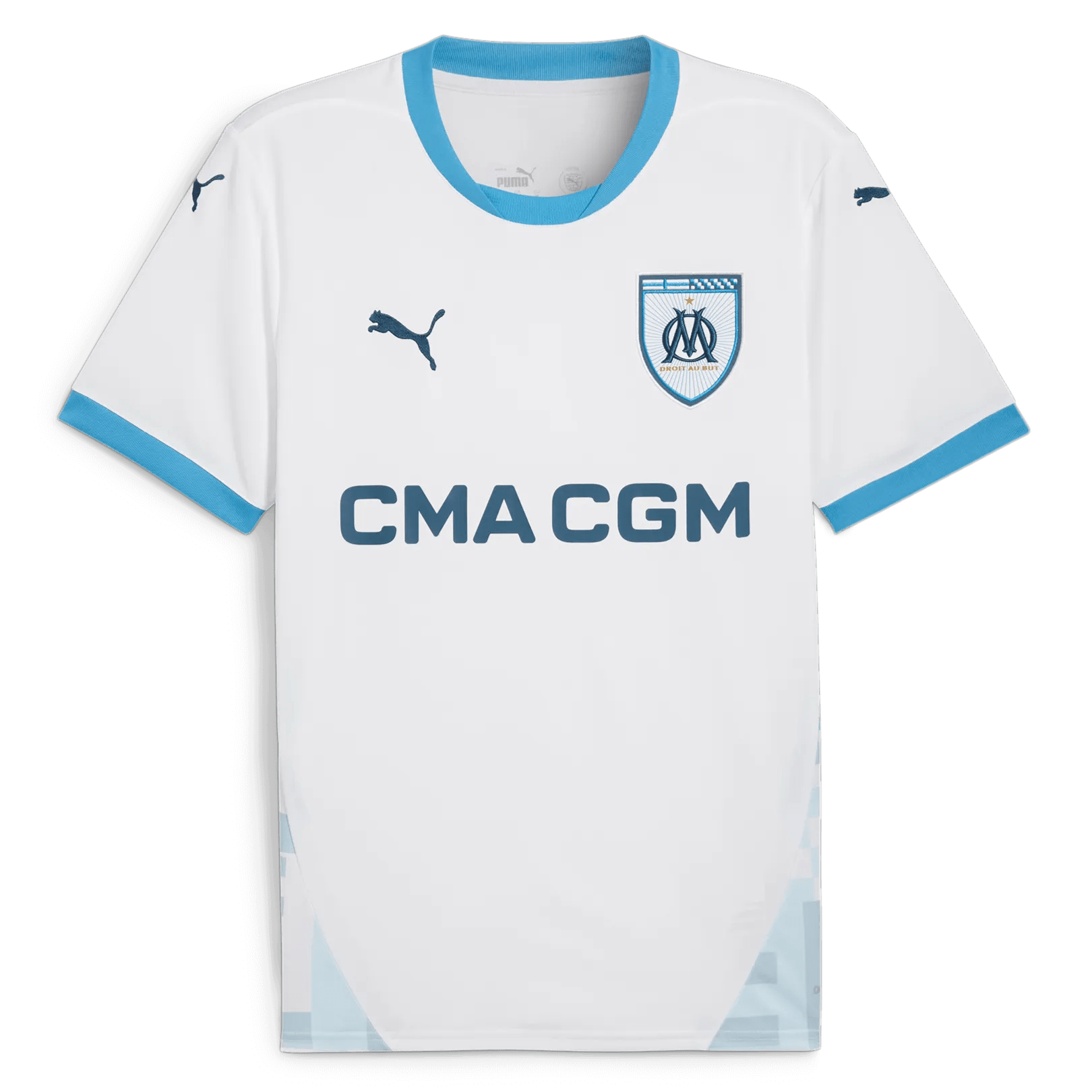 Puma 2024-25 Olympique de Marseille Men's Stadium Home Jersey