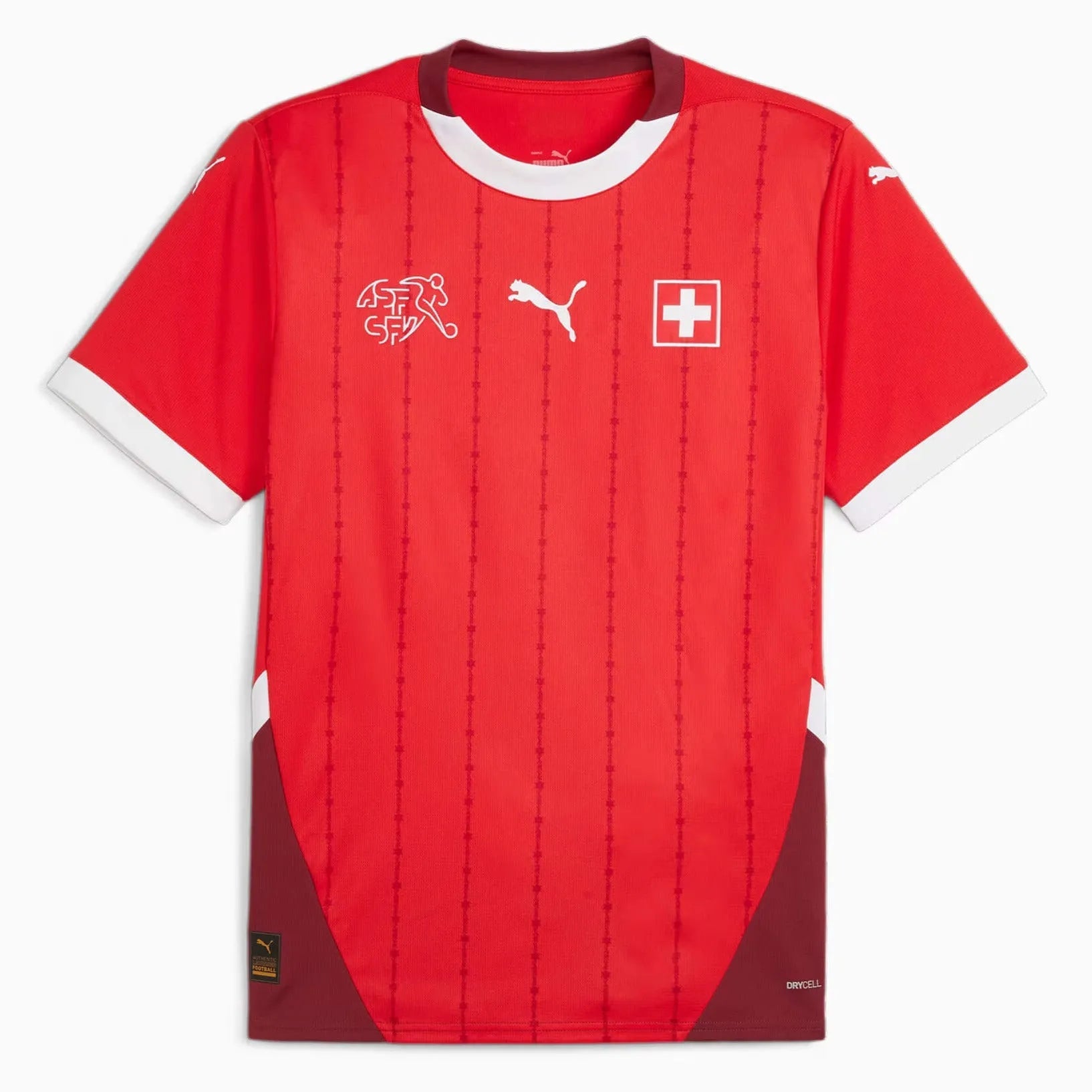 Puma 2024-25 Switzerland Men's Stadium Home Jersey