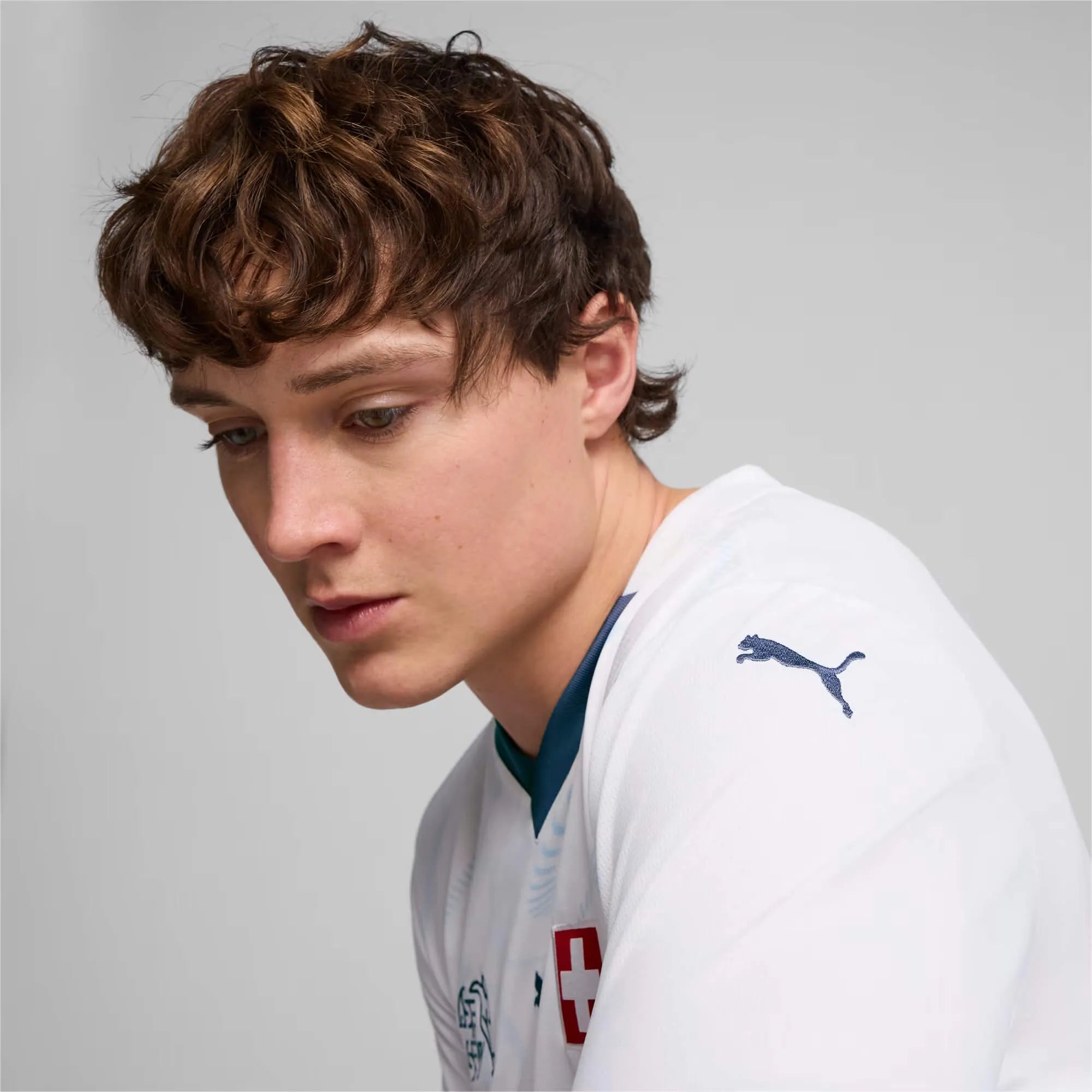 Puma 2024-25 Switzerland Stadium Away Jersey (Detail 2)