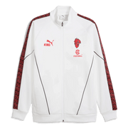 Puma 2025-26 AC Milan Men's KING Anthem Jacket Puma White-Red (Front)