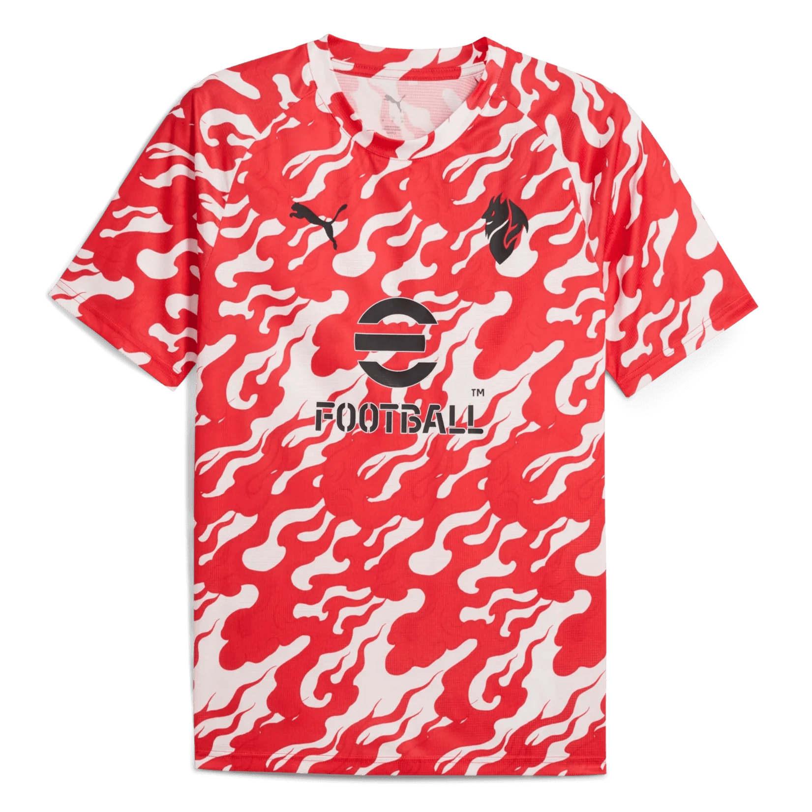 Puma 2025-26 AC Milan Men's Pre-Match Soccer Jersey (Front)