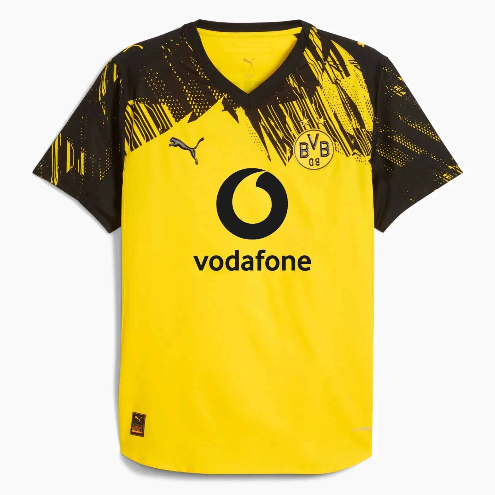 Puma 2025-26 Borussia Dortmund Men's Authentic Home Soccer Jersey (Front)