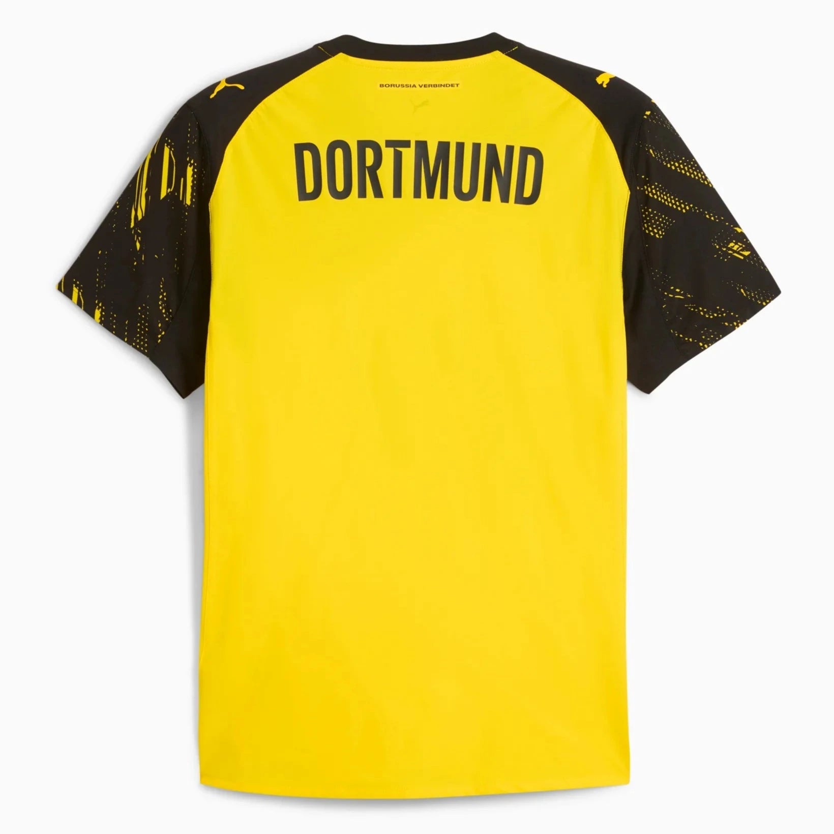 Puma 2025-26 Borussia Dortmund Men's Authentic Home Soccer Jersey (Back)