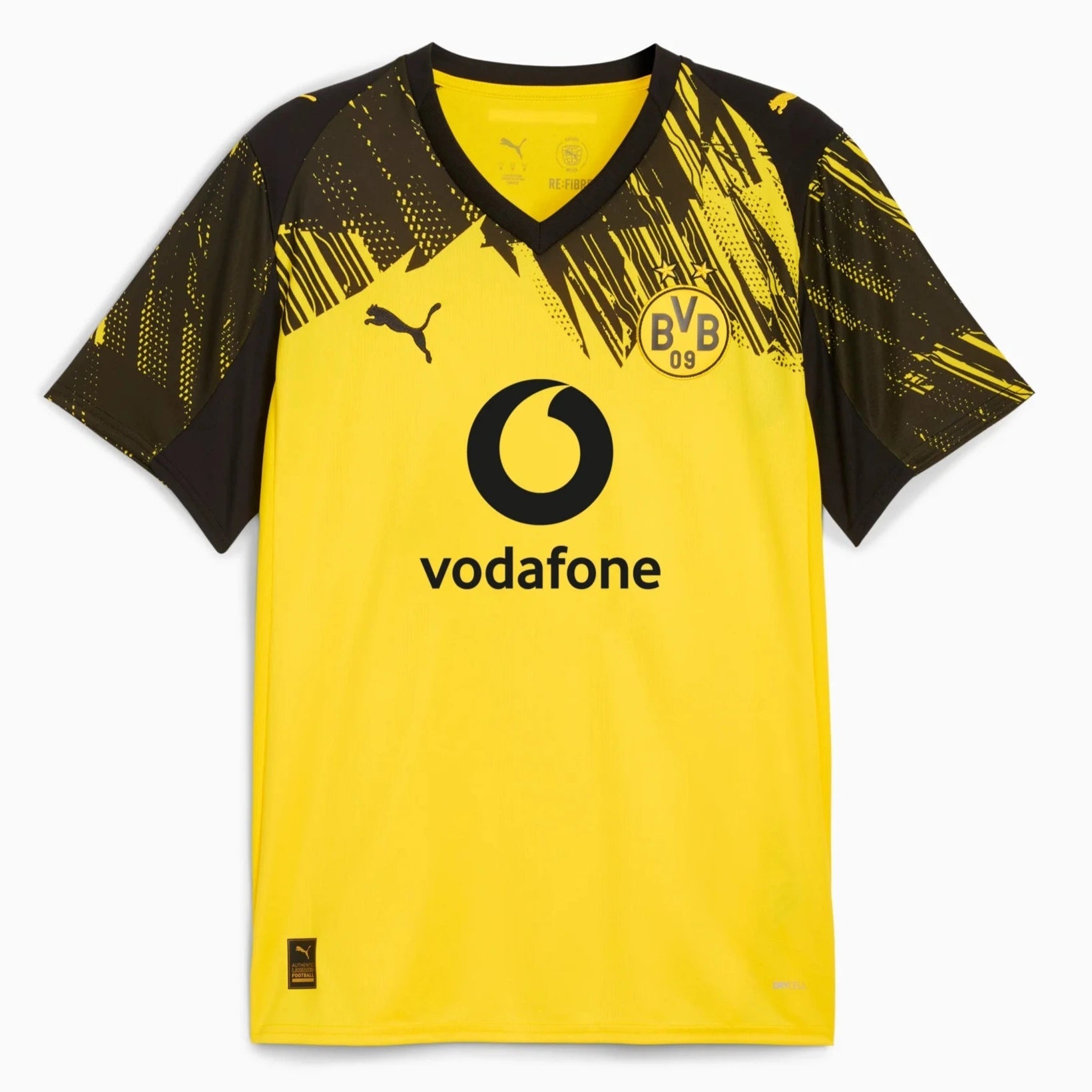 Puma 2025-26 Borussia Dortmund Men's Stadium Home Soccer Jersey (Front)