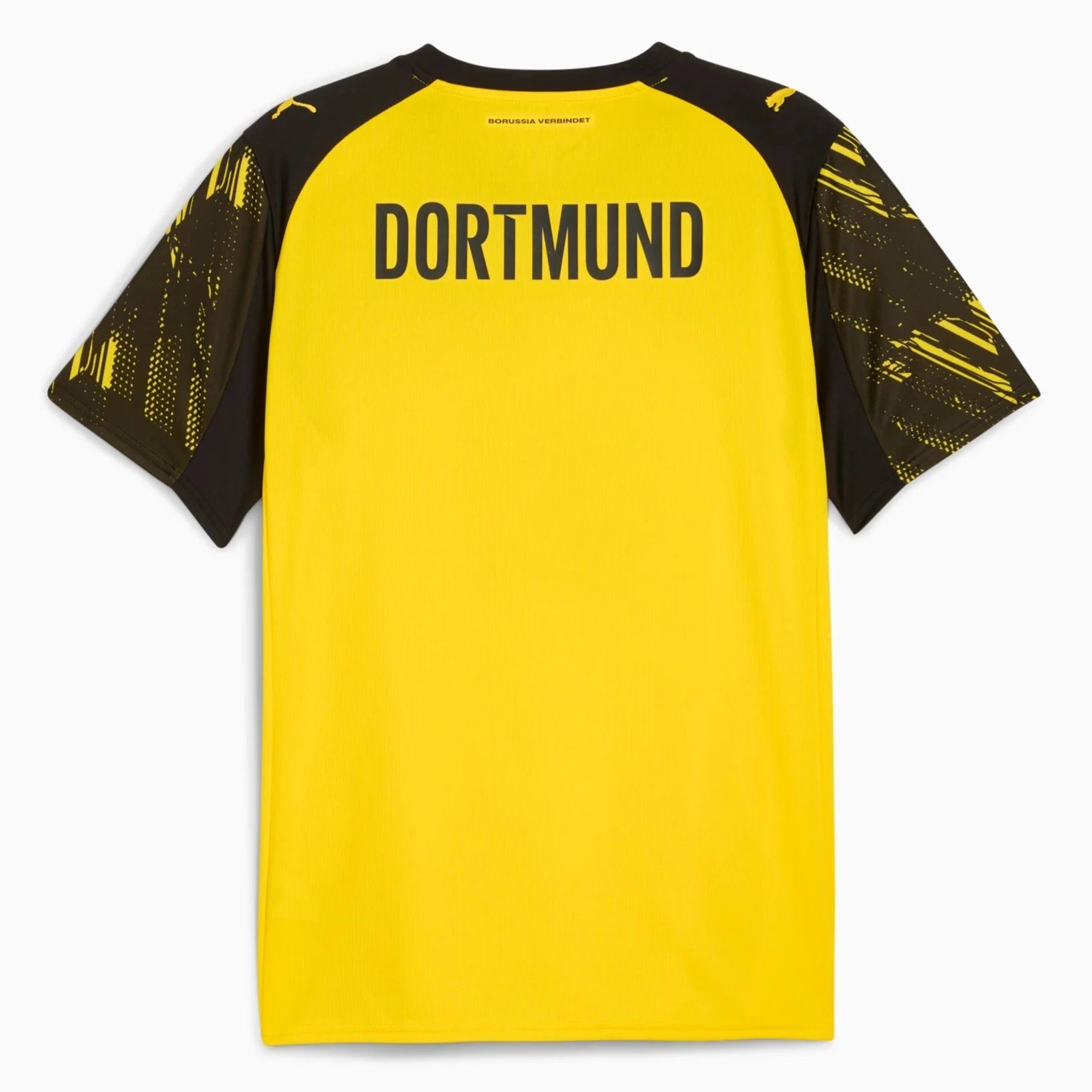Puma 2025-26 Borussia Dortmund Men's Stadium Home Soccer Jersey (Back)