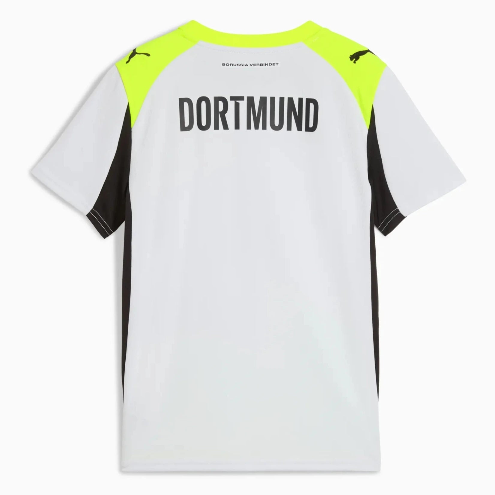 Puma 2025-26 Borussia Dortmund Youth Stadium Away Soccer Jersey (Back)