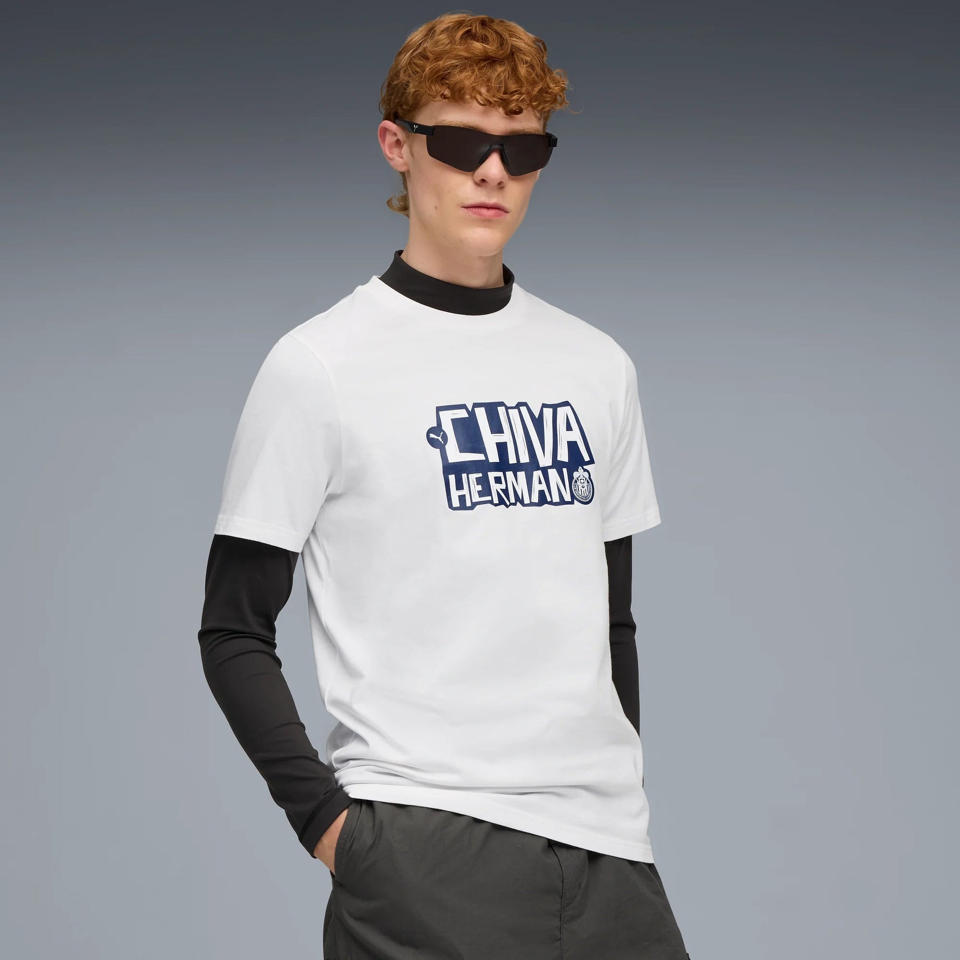 Puma 2025-26 Chivas Men's FTBLCulture Tee (Model - Front)