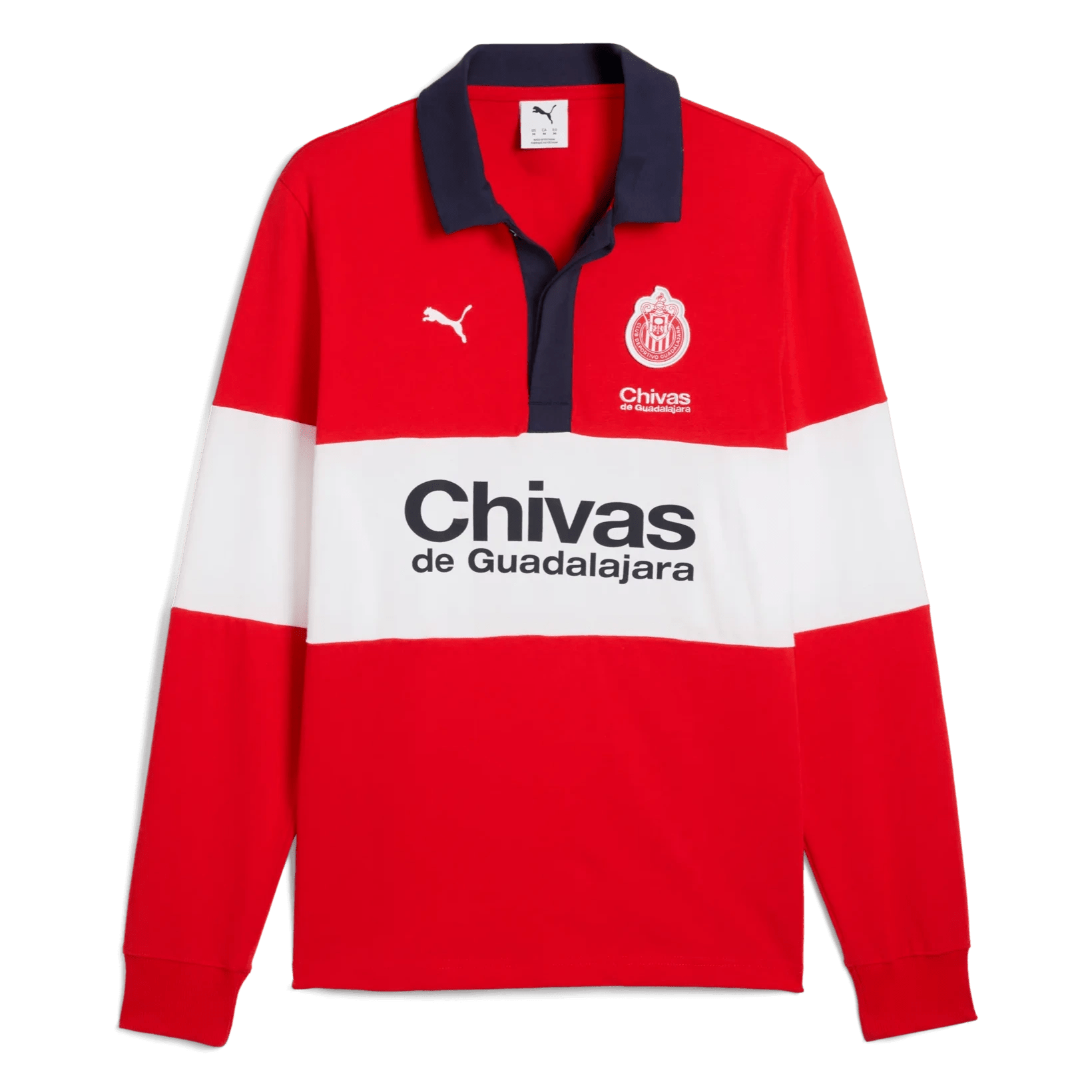 Puma 2025-26 Chivas Men's Rugby Polo (Front)