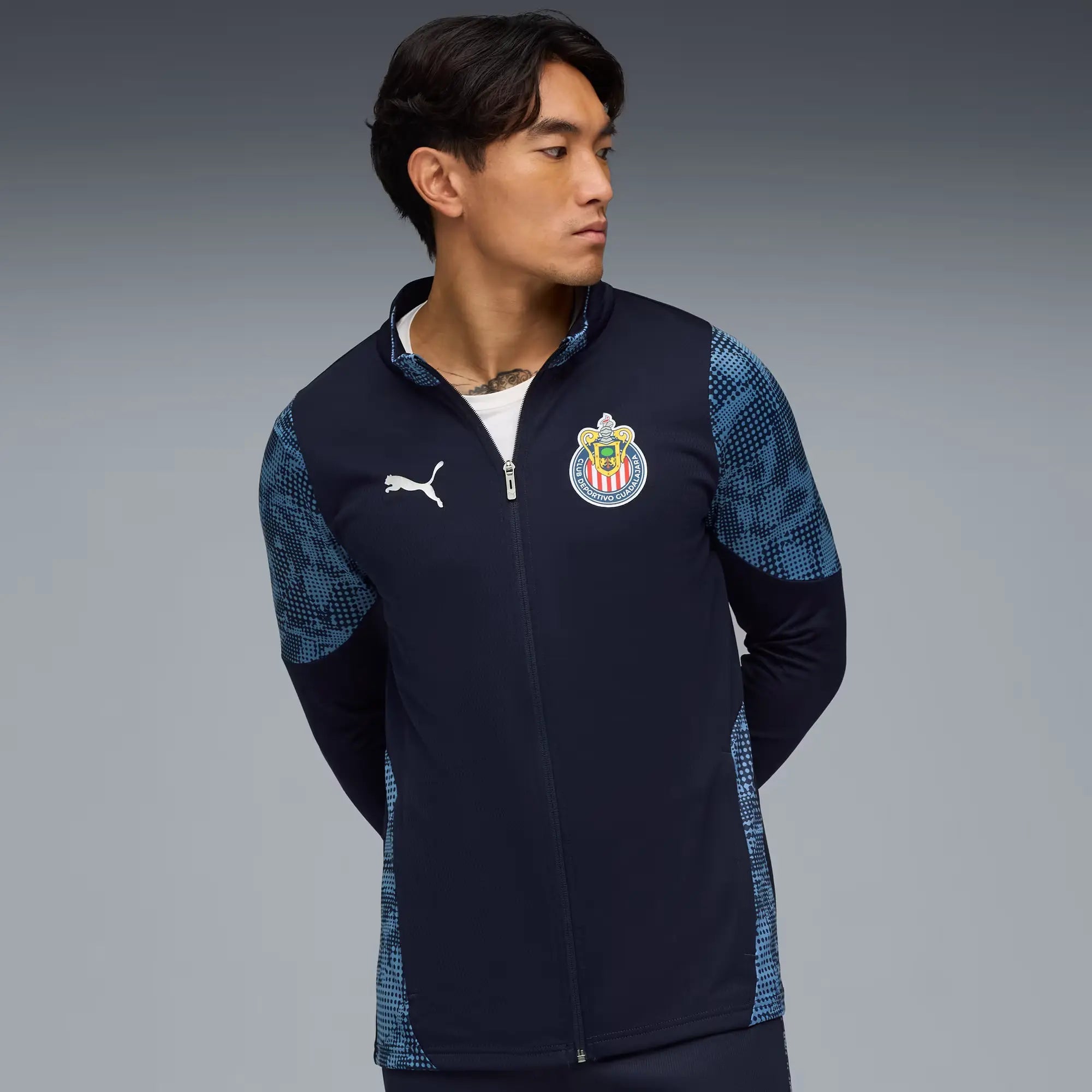 Puma 2025-26 Chivas Men's Training Jacket (Model - Front)