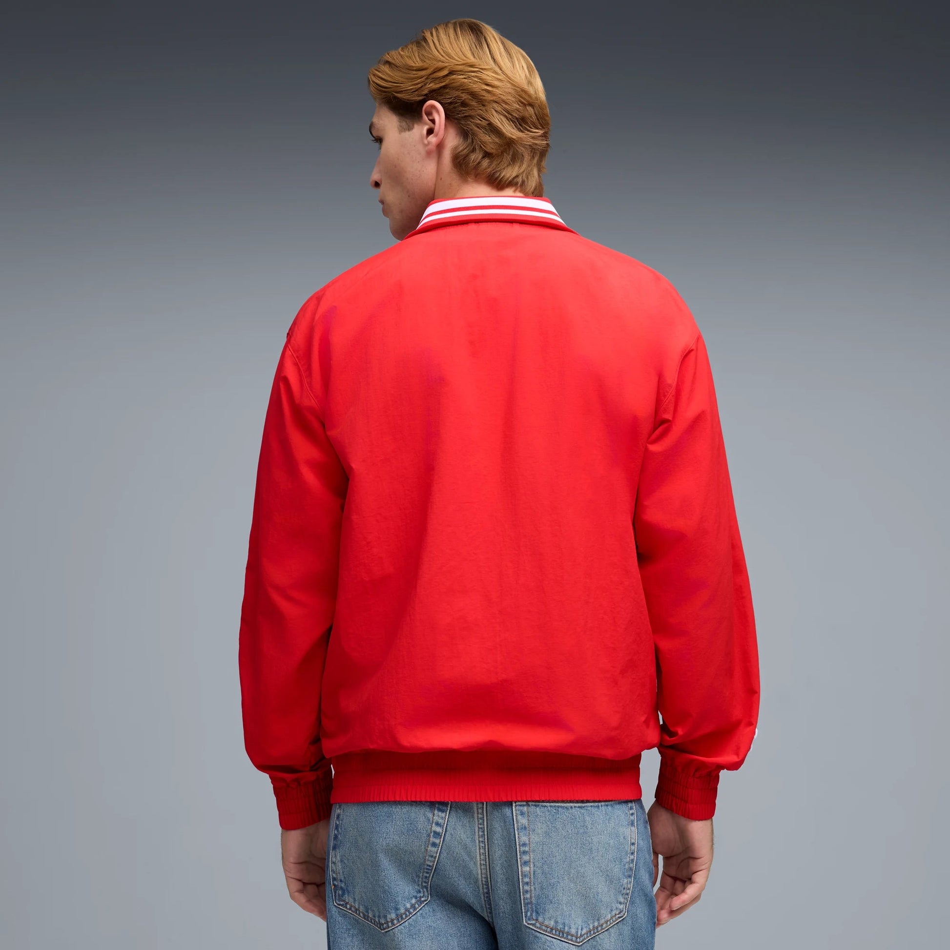 Puma 2025-26 Chivas Men's Varsity Jacket (Model - Back)