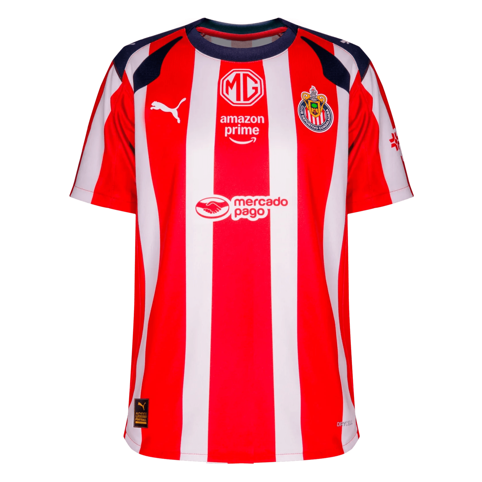 Puma 2025-26 Chivas Youth Stadium Home Soccer Jersey (Front)