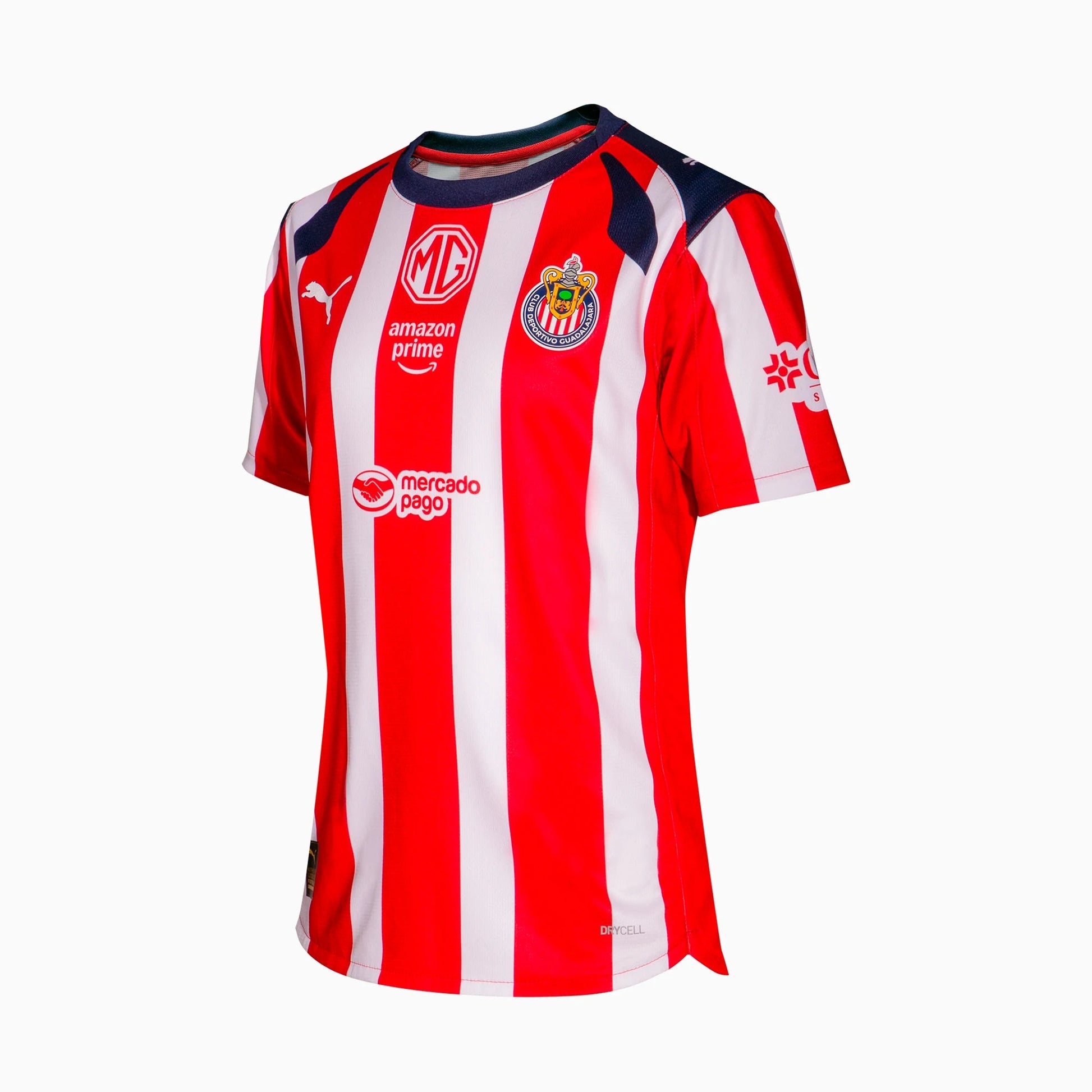 Puma 2025-26 Chivas Youth Stadium Home Soccer Jersey (Lateral - Front)