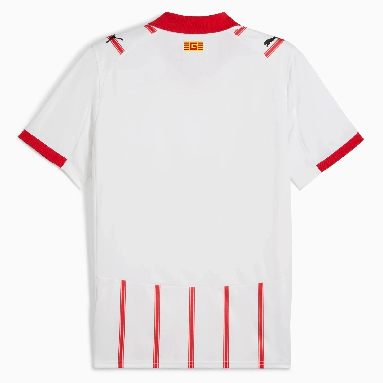 Puma 2025-26 Girona Men's Stadium Home Soccer Jersey (Back)