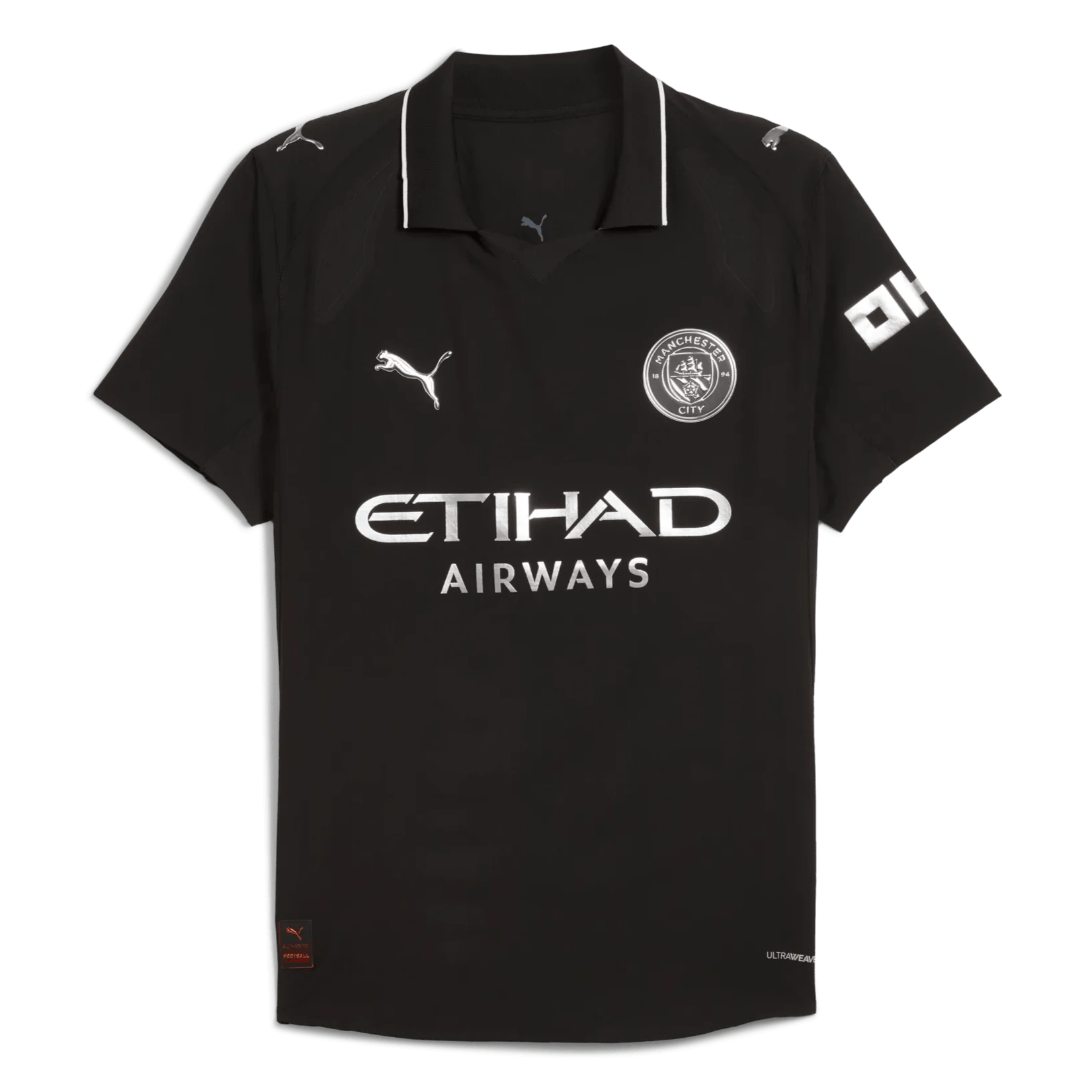 Puma 2025-26 Manchester City Men's Authentic Away Soccer Jersey (Front)