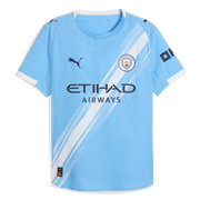 Puma 2025-26 Manchester City Men's Authentic Home Soccer Jersey (Front)