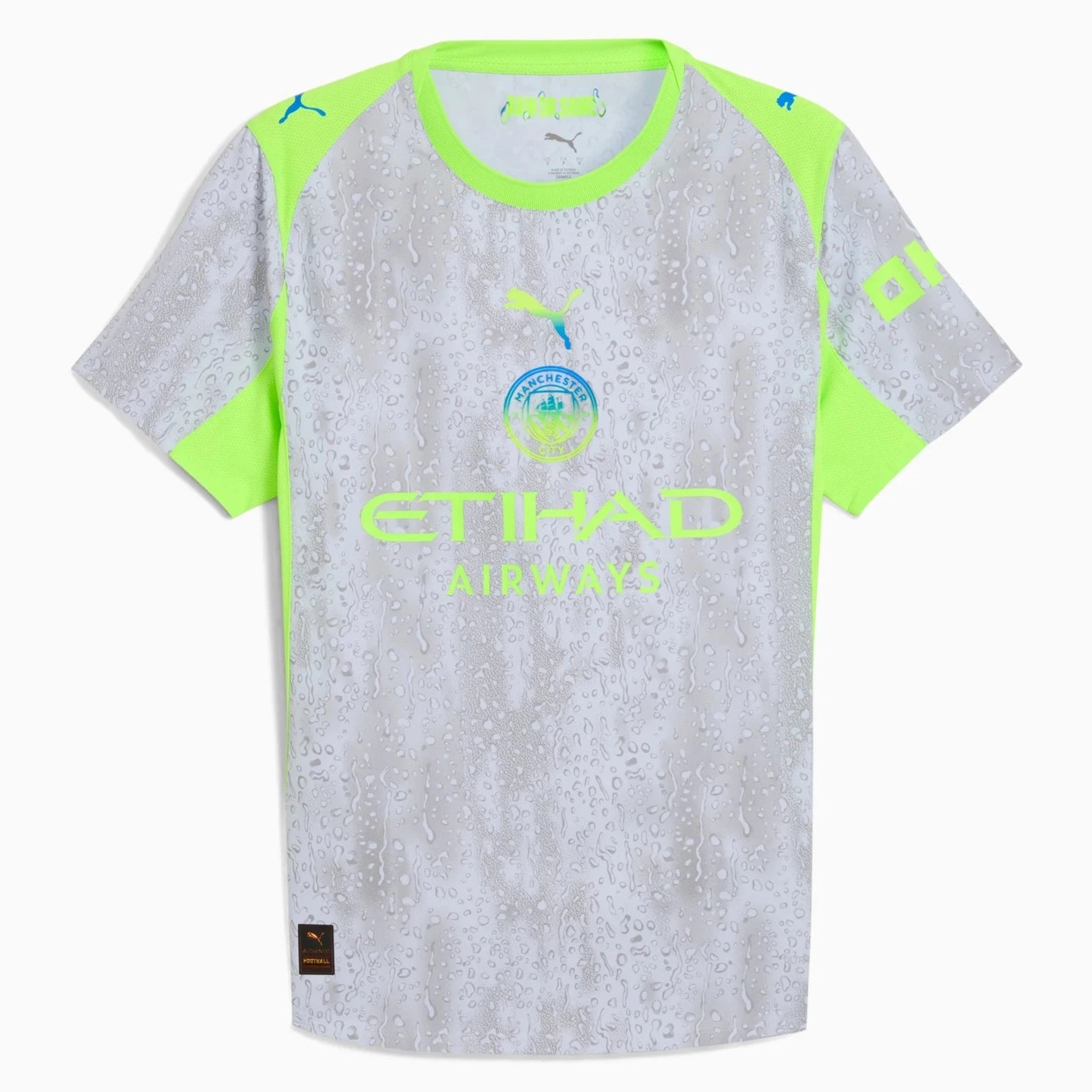 Puma 2025-26 Manchester City Men's Authentic Third Soccer Jersey (Front)