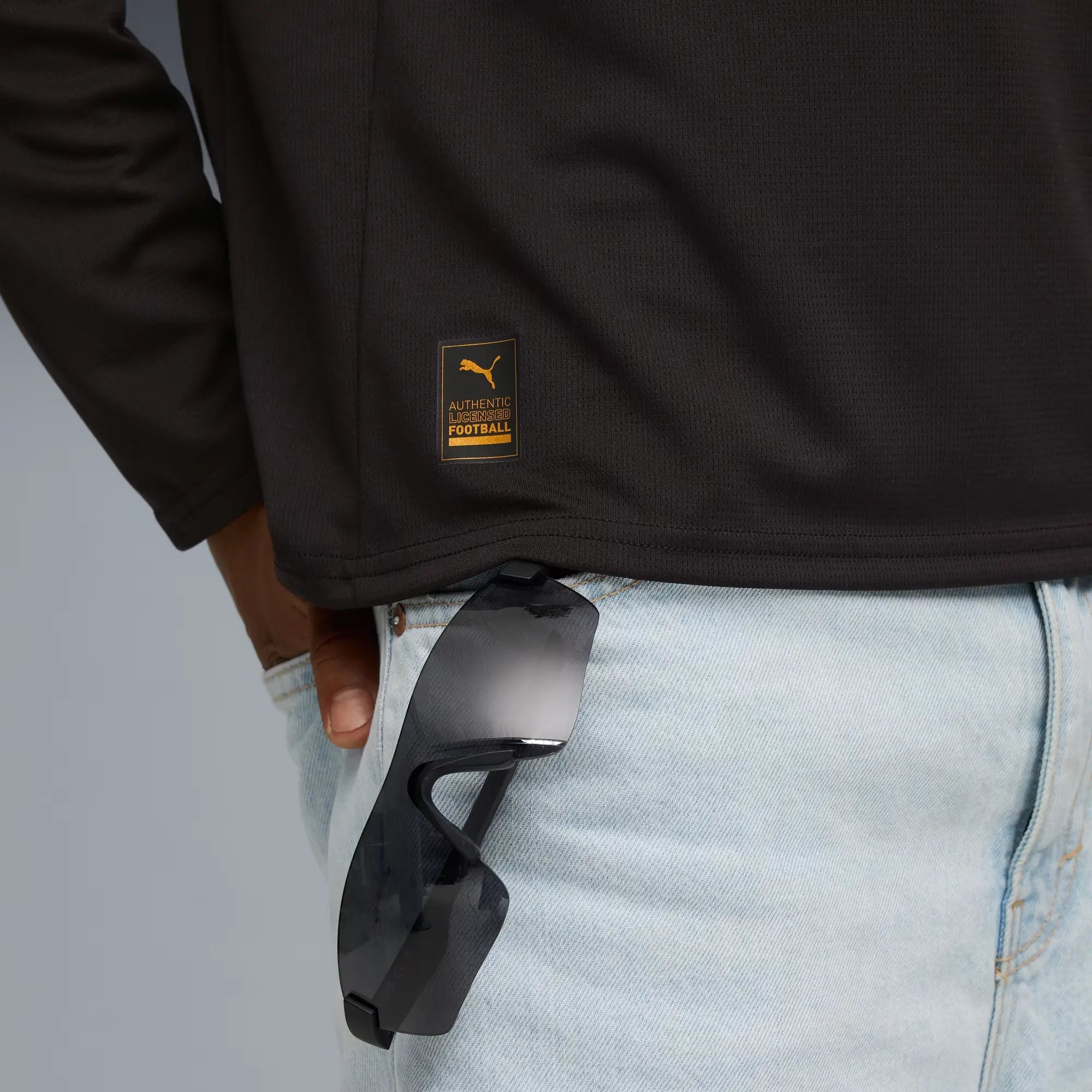 Puma 2025-26 Manchester City Men's Stadium Away Long-Sleeve Soccer Jersey (Detail 2)