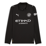 Puma 2025-26 Manchester City Men's Stadium Away Long-Sleeve Soccer Jersey (Front)