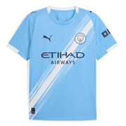 Puma 2025-26 Manchester City Men's Stadium Home Soccer Jersey (Front)