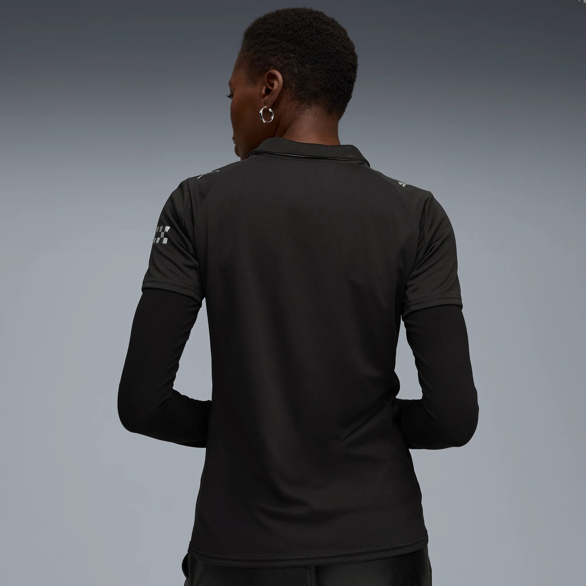 Puma 2025-26 Manchester City Women's Stadium Away Soccer Jersey (Model - Back)