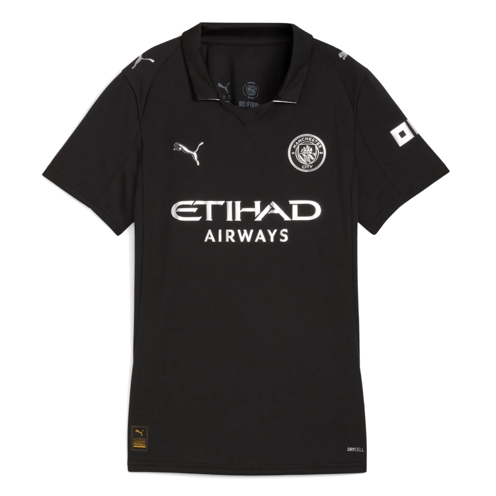 Puma 2025-26 Manchester City Women's Stadium Away Soccer Jersey (Front)