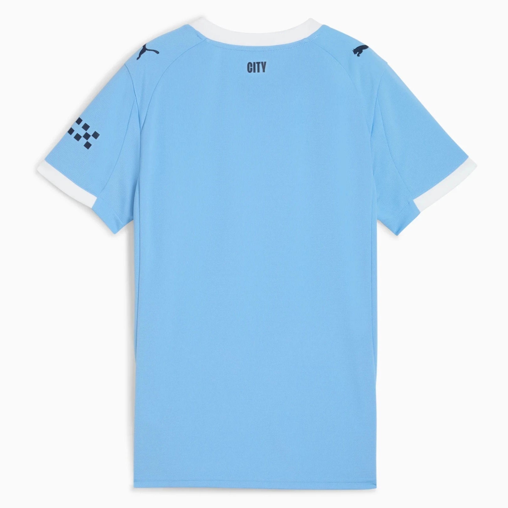 Puma 2025-26 Manchester City Women's Stadium Home Soccer Jersey (Back)