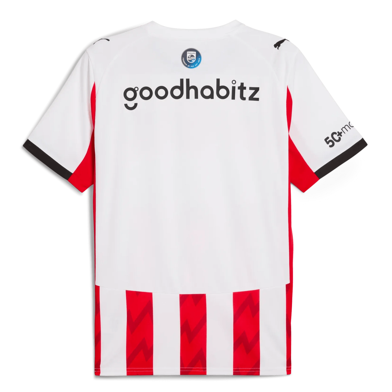 Puma 2025-26 PSV Men's Stadium Home Soccer Jersey (Back)