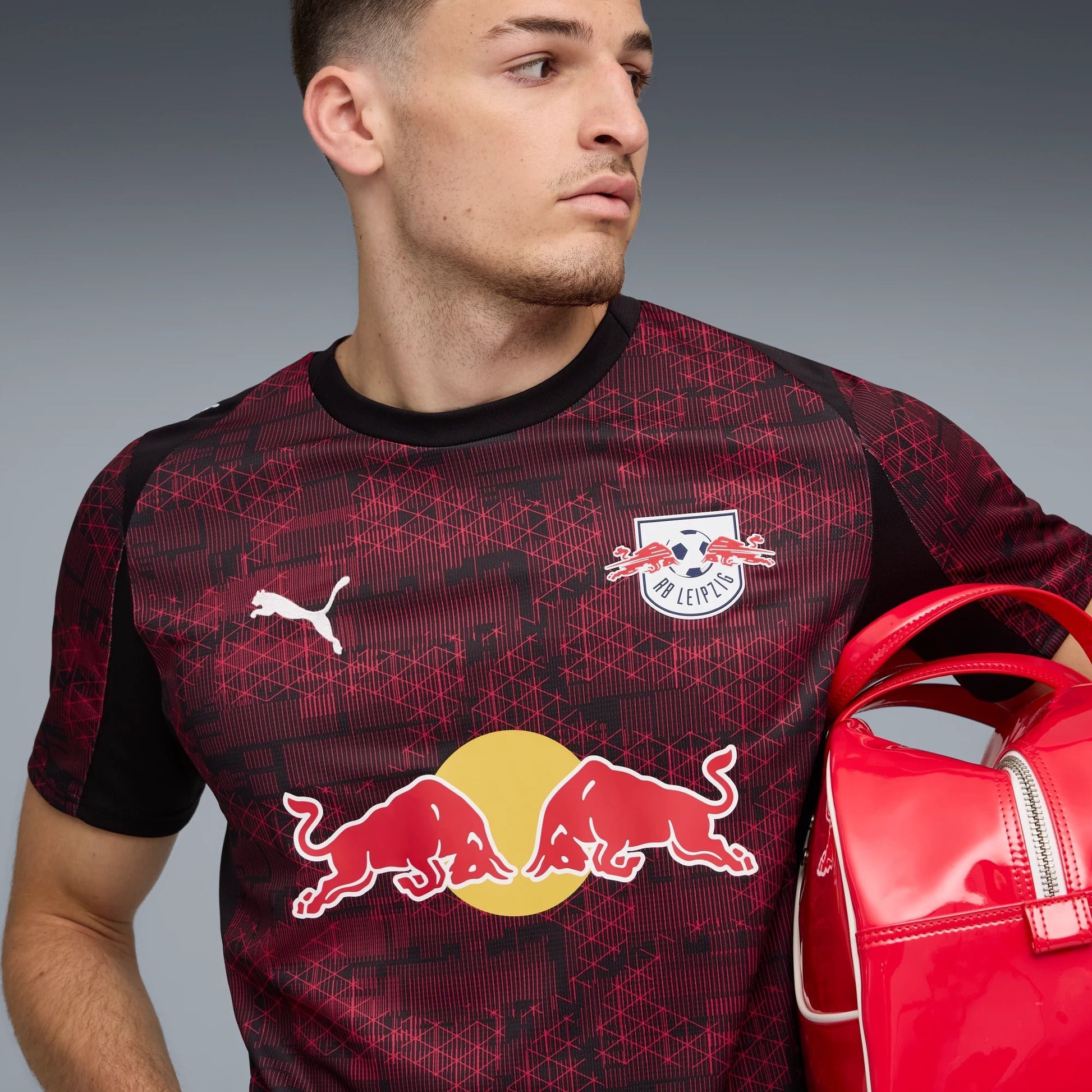 Puma 2025-26 RB Leipzig Men's Stadium Third Soccer Jersey (Detail 1)