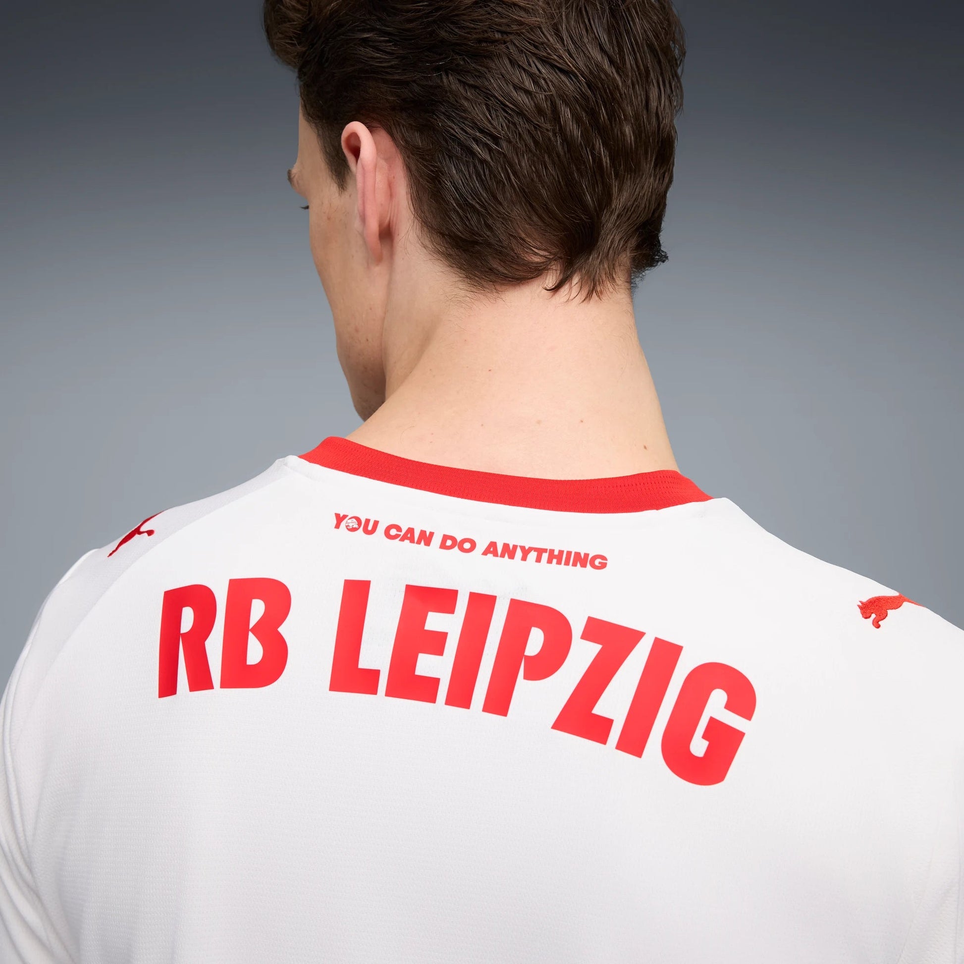 Puma 2025-26 RB Leipzig Stadium Home Soccer Jersey (Detail 1)