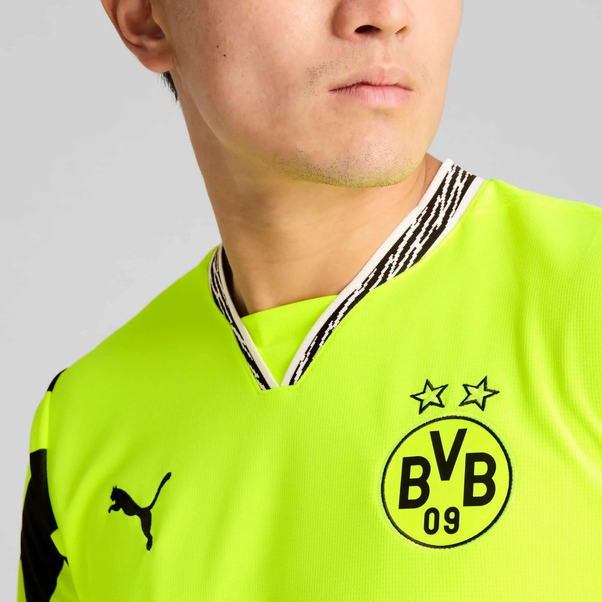 Puma 2025 Borussia Dortmund Men's Stadium Anniversary Soccer Jersey (Detail 1)