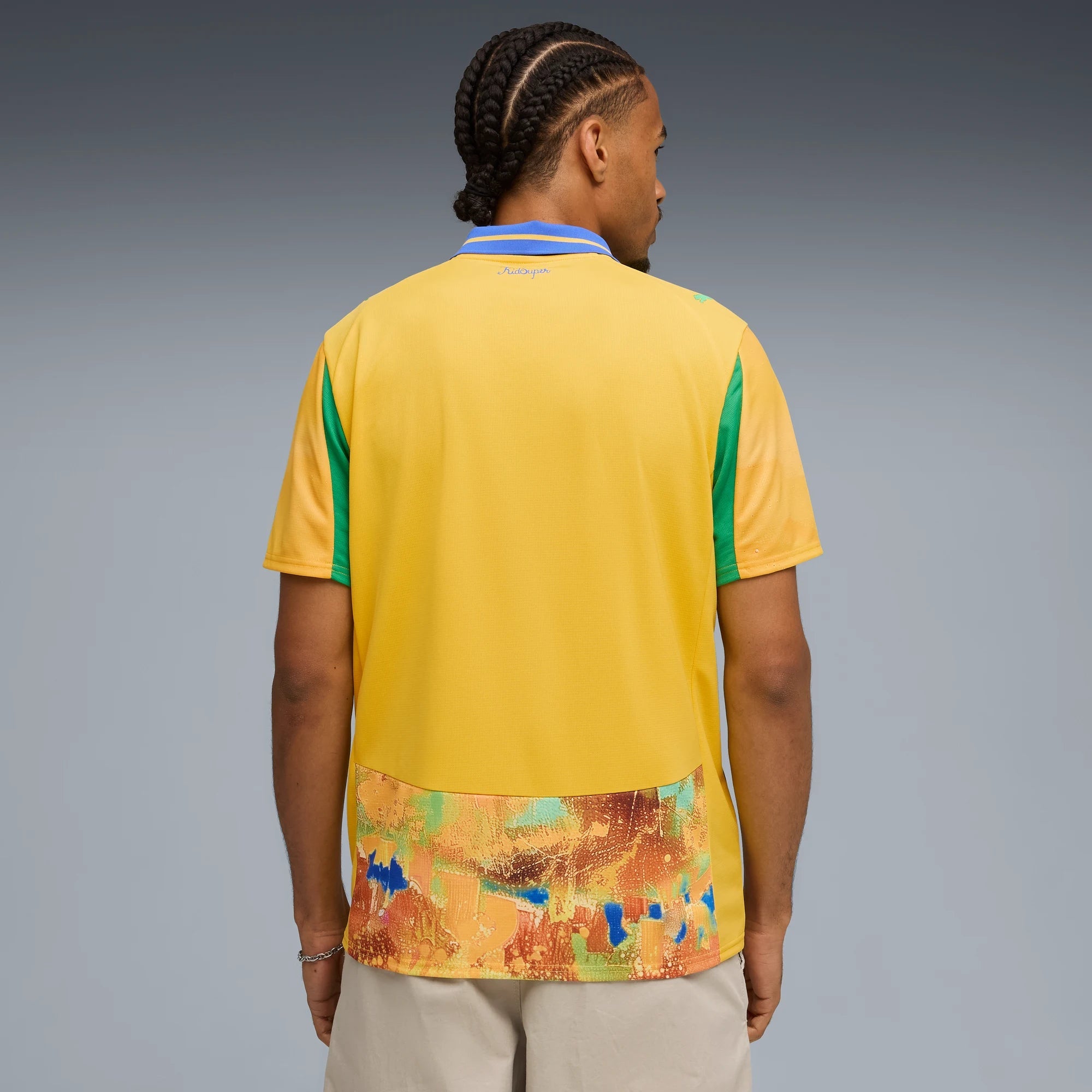 Puma 2025 Mamelodi Sundowns Men's Club World Cup KidSuper Stadium Home Soccer Jersey (Model - Back)