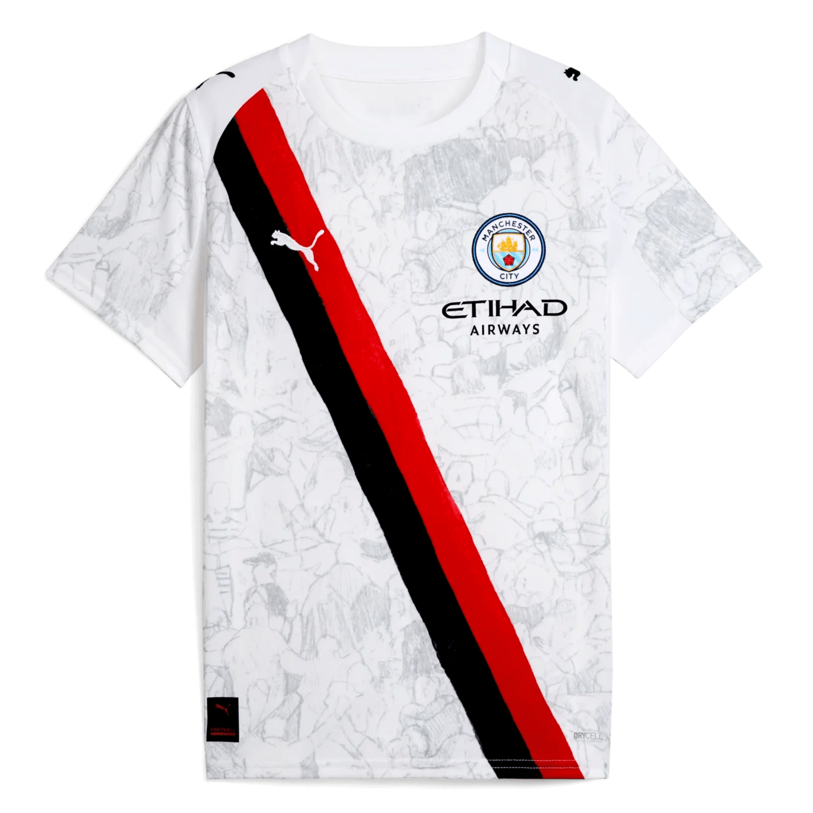 Puma 2025 Manchester City Youth Club World Cup KidSuper Stadium Home Soccer Jersey (Front)