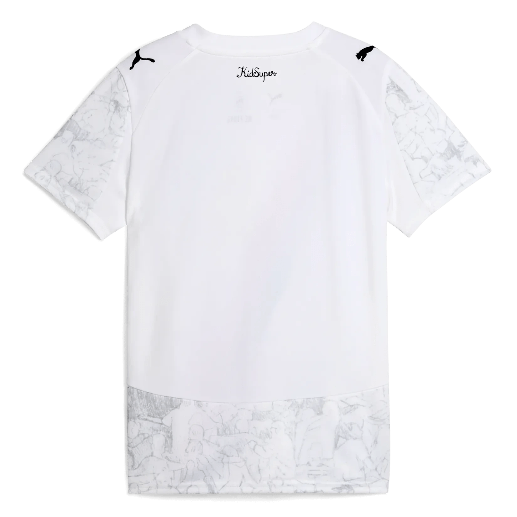 Puma 2025 Manchester City Youth Club World Cup KidSuper Stadium Home Soccer Jersey (Back)